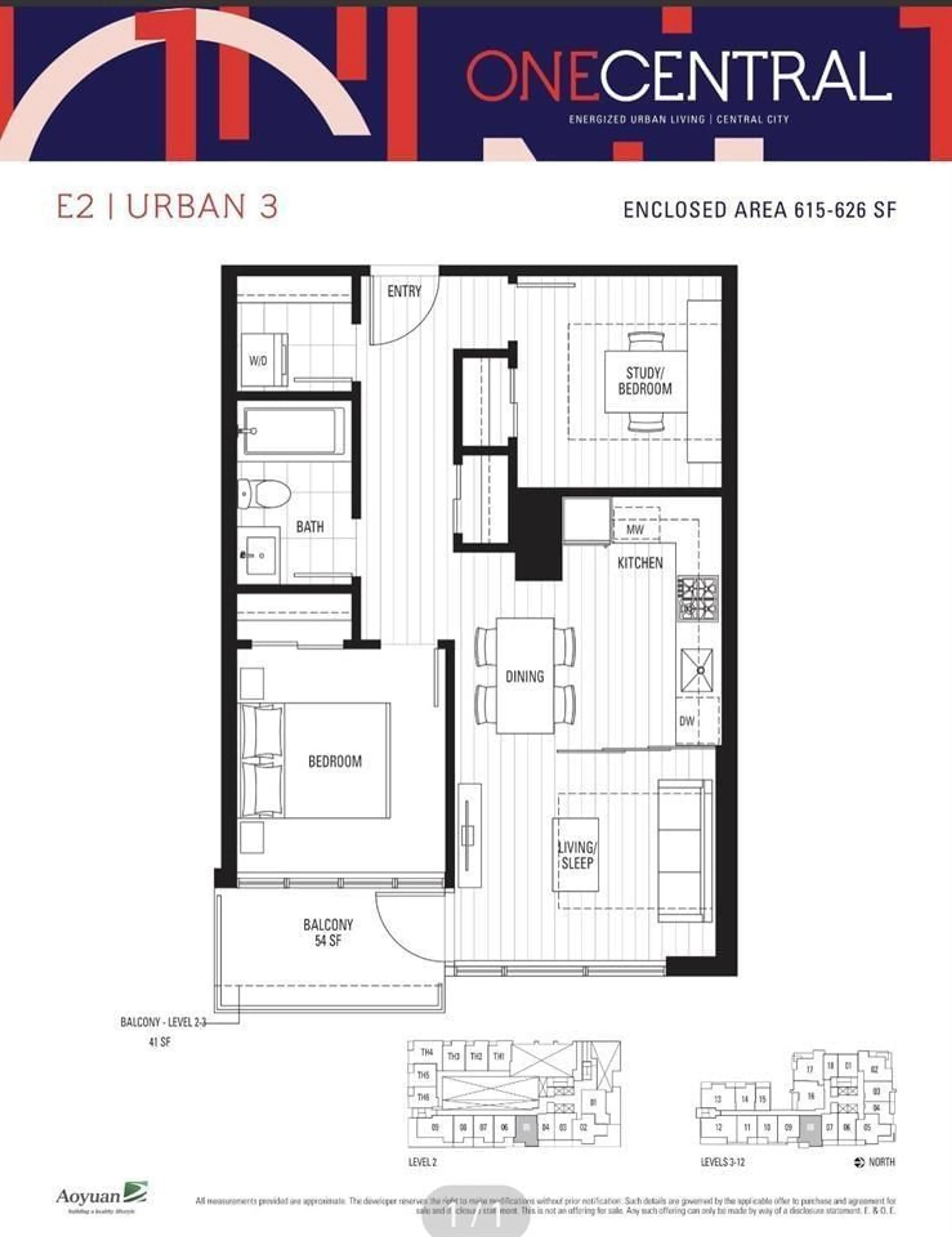 Floor plan for 508 - 13350 CENTRAL, Surrey British Columbia V3T0S1