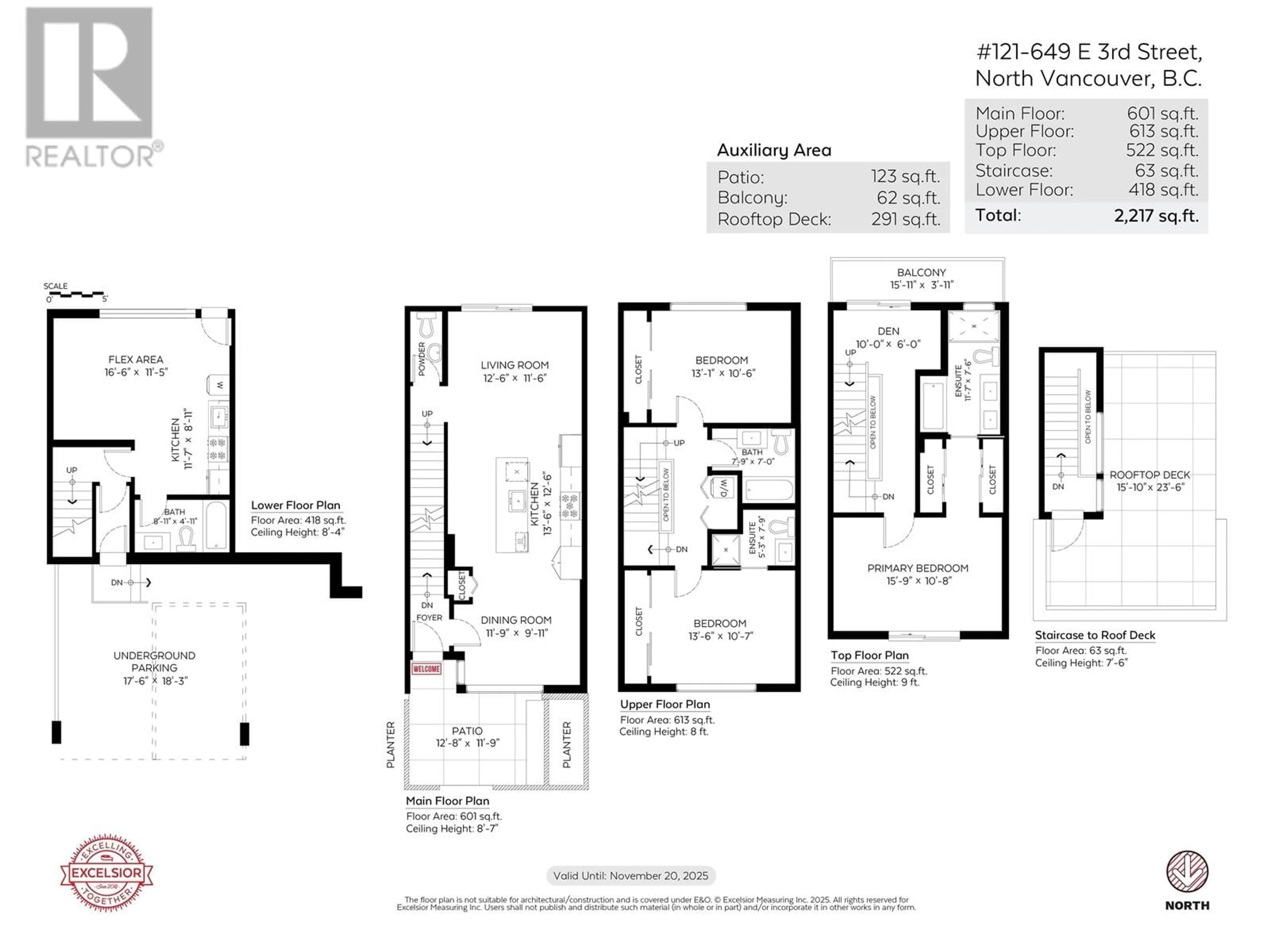 Floor plan for 121 - 649 E 3RD STREET, North Vancouver British Columbia V7L1G6