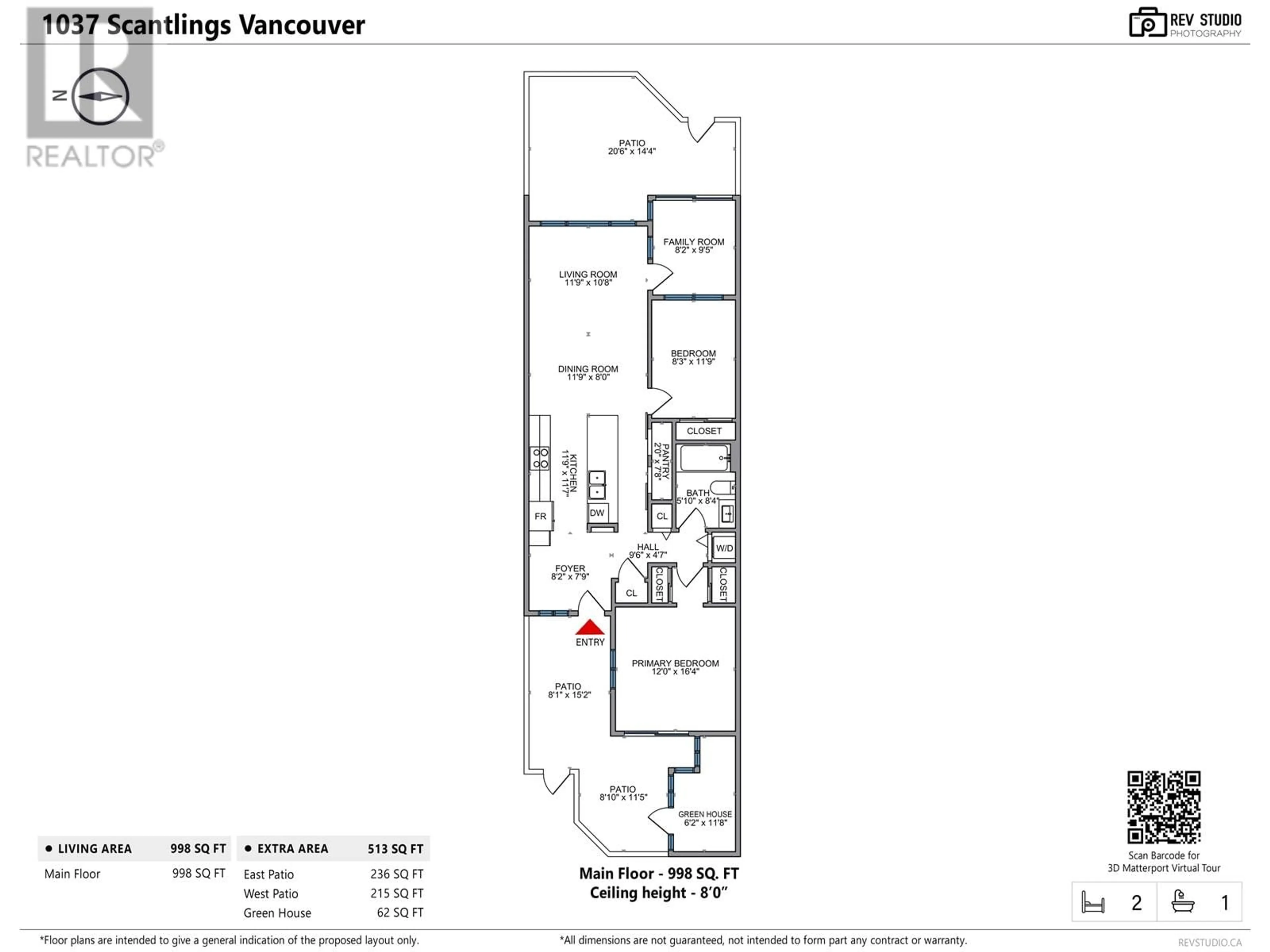 Floor plan for 1037 SCANTLINGS, Vancouver British Columbia V6H3N9
