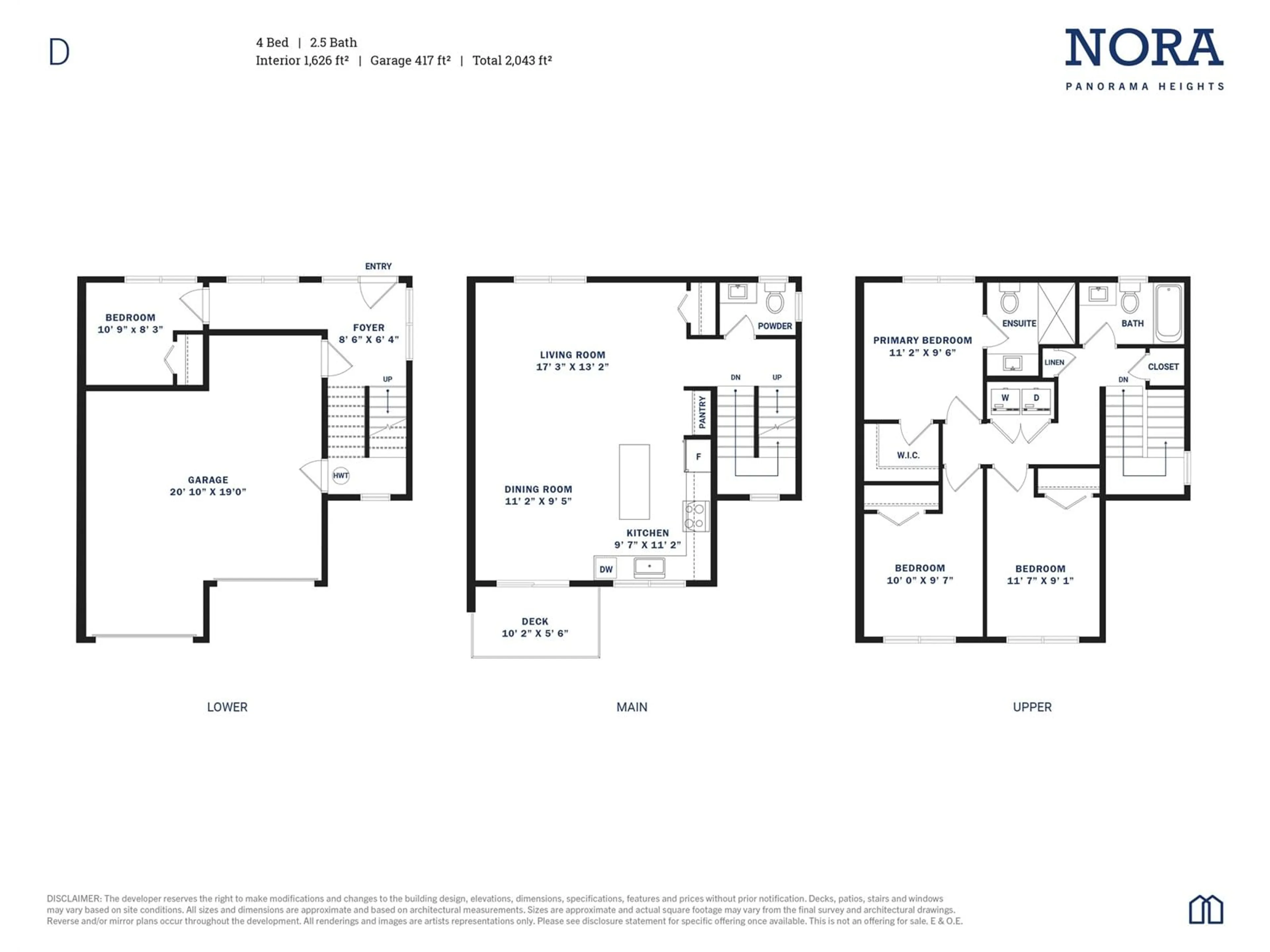 Floor plan for 43 - 12830 62, Surrey British Columbia V3X1S8