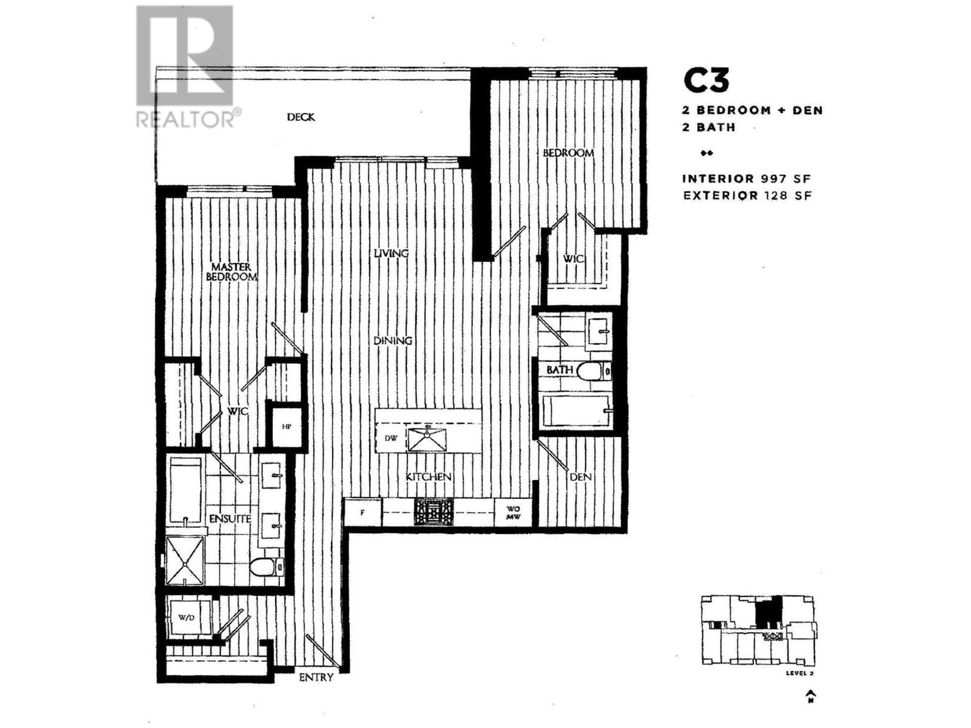 Floor plan for 207 - 5693 ELIZABETH STREET, Vancouver British Columbia V5Y3K1