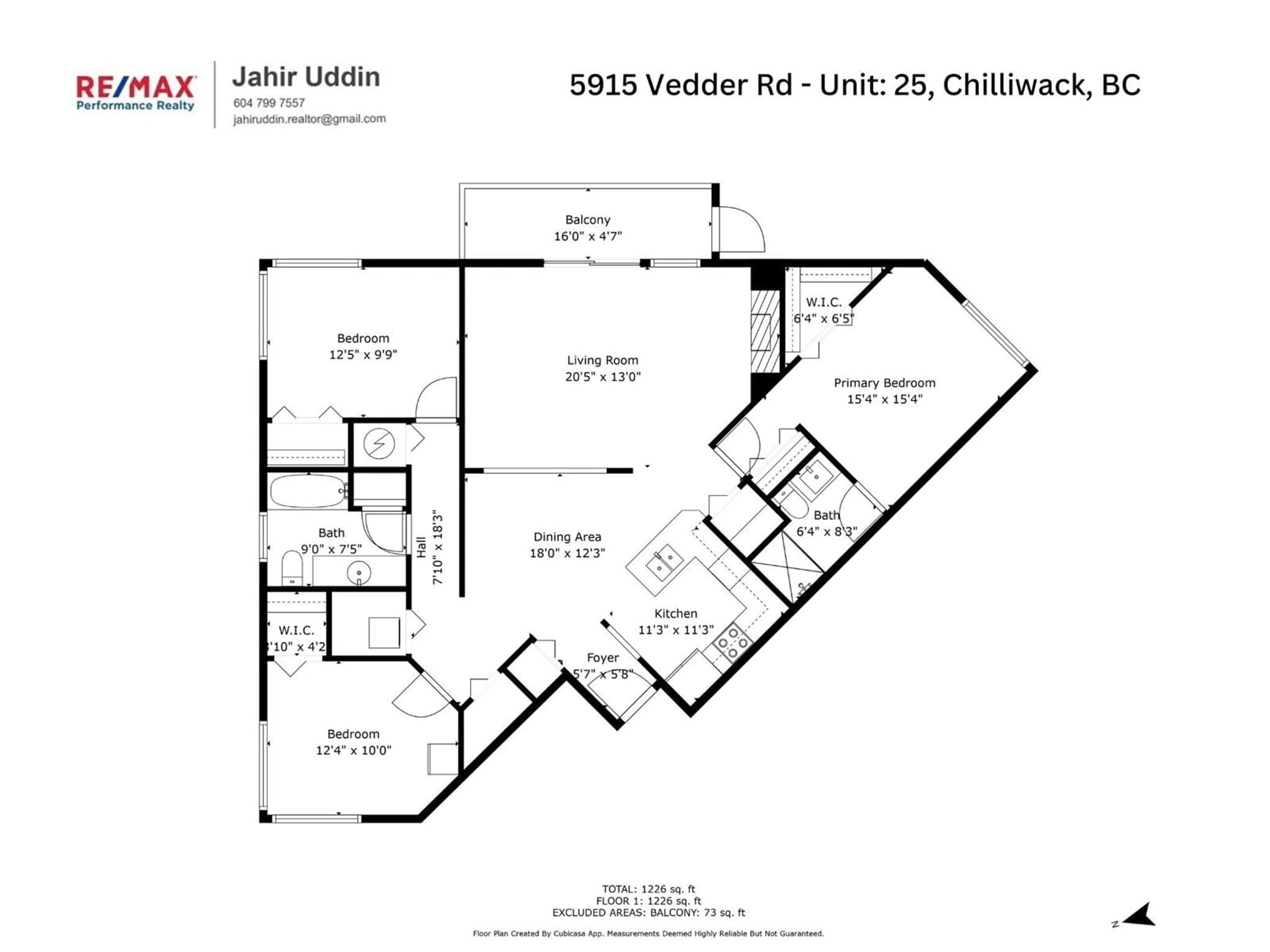 Floor plan for 25 - 5915 VEDDER ROAD, Chilliwack British Columbia V2R1C3