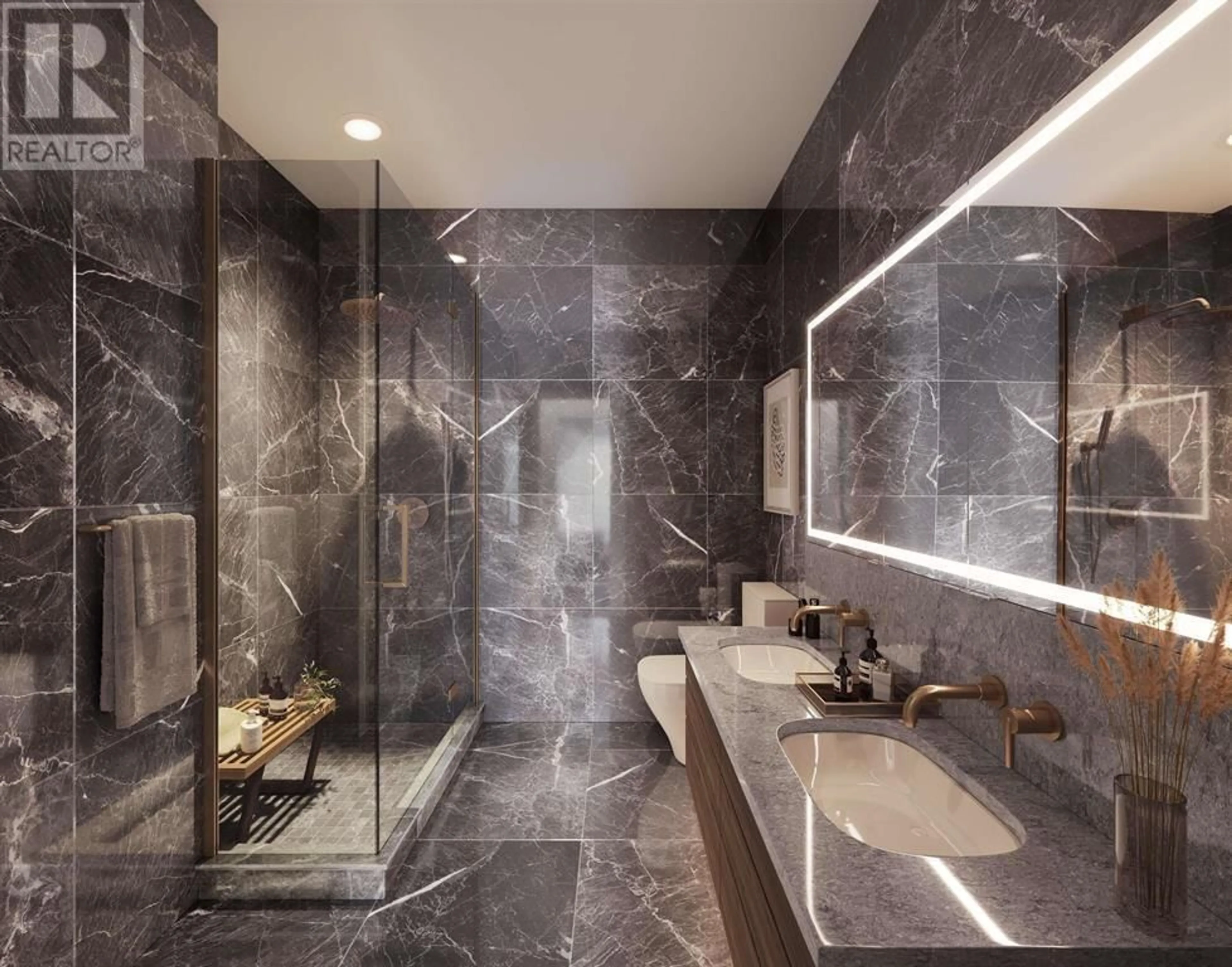 Contemporary bathroom, ceramic/tile floor for 32 - 6808 ASH STREET, Vancouver British Columbia V6P0L1