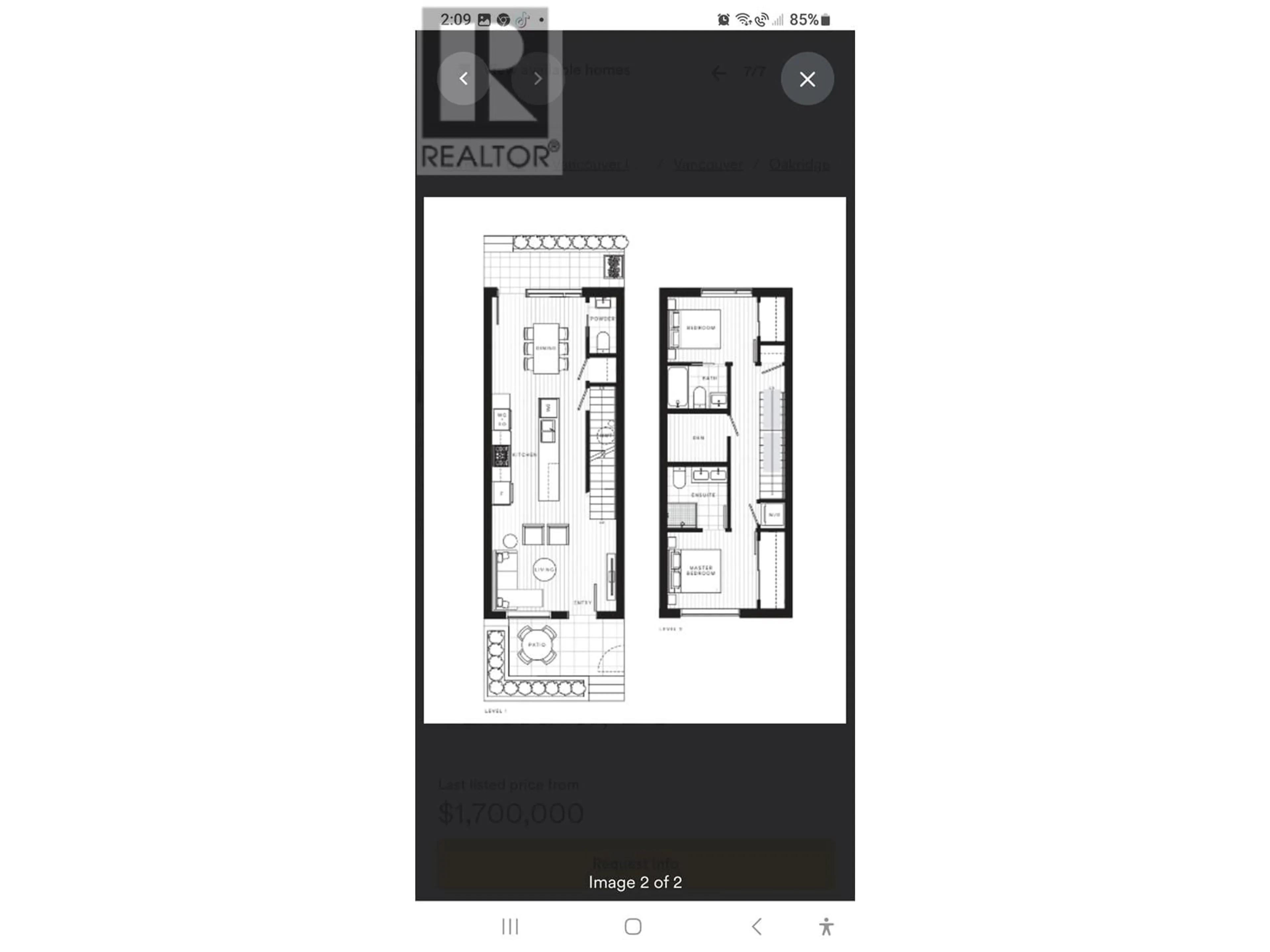 Floor plan for 32 - 6808 ASH STREET, Vancouver British Columbia V6P0L1