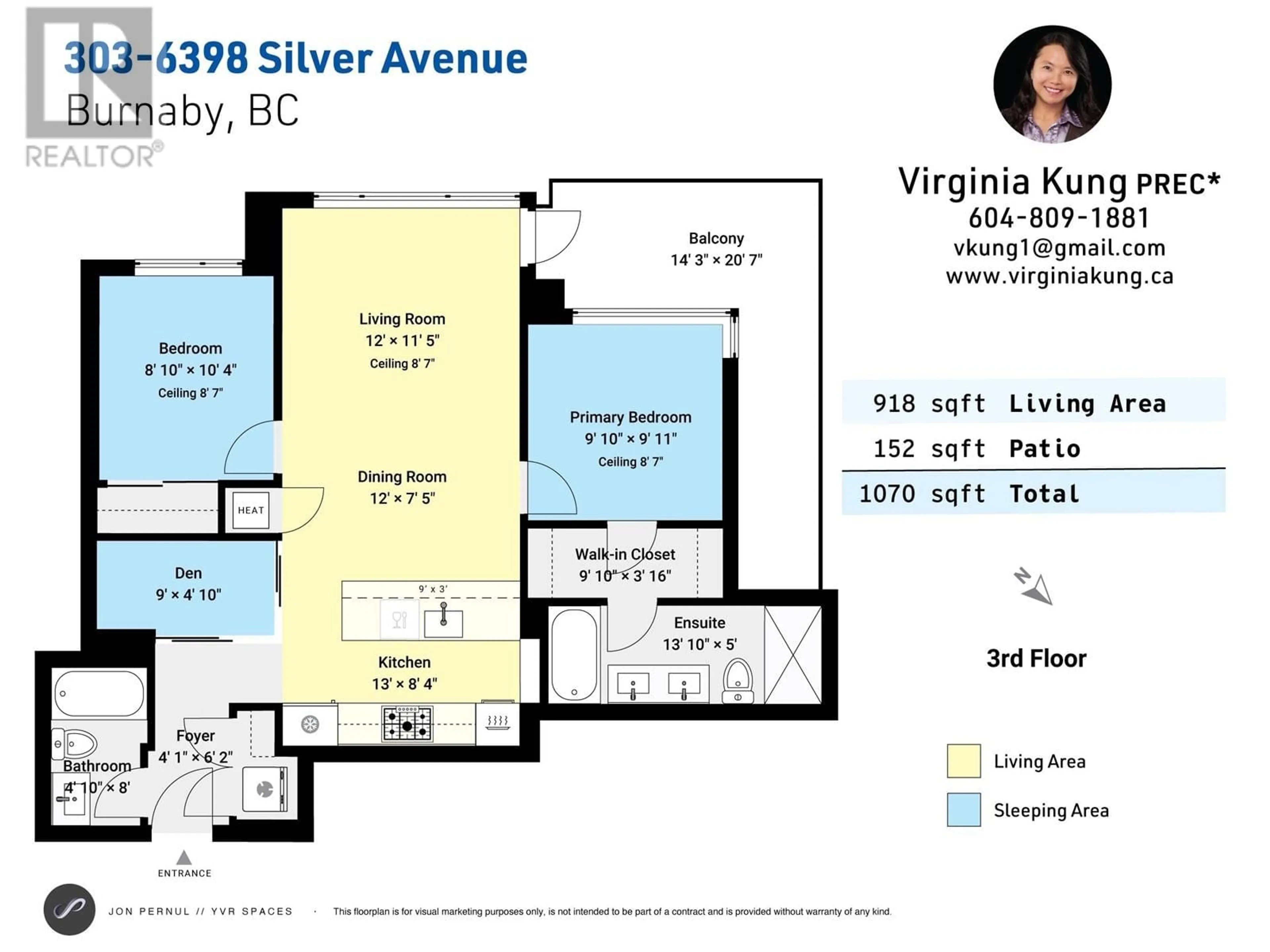 Floor plan for 303 - 6398 SILVER AVENUE, Burnaby British Columbia V5H0K7