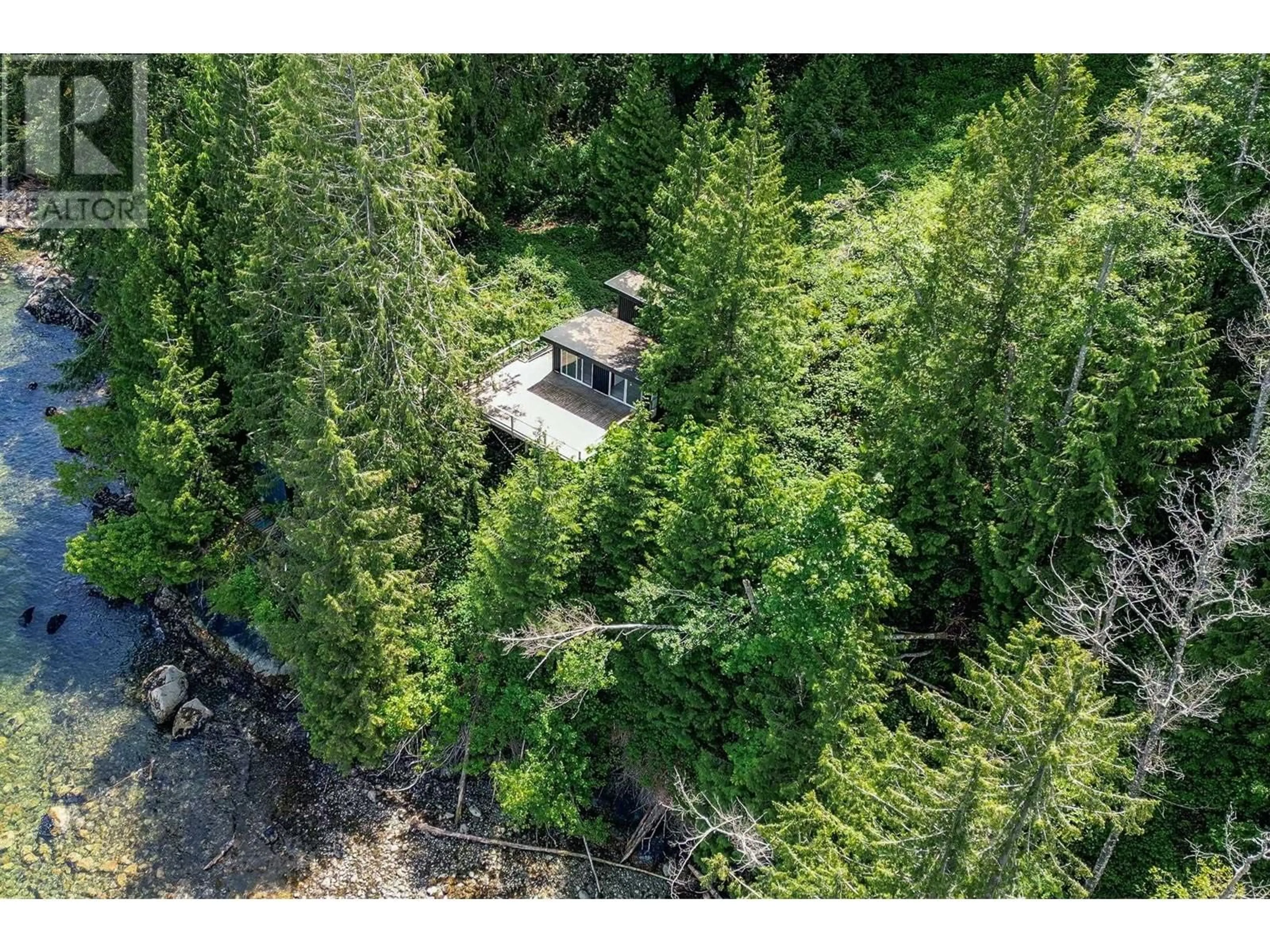 A pic from outside/outdoor area/front of a property/back of a property/a pic from drone, forest/trees view for LOT 7 COTTON POINT, Keats Island British Columbia V0N1V0