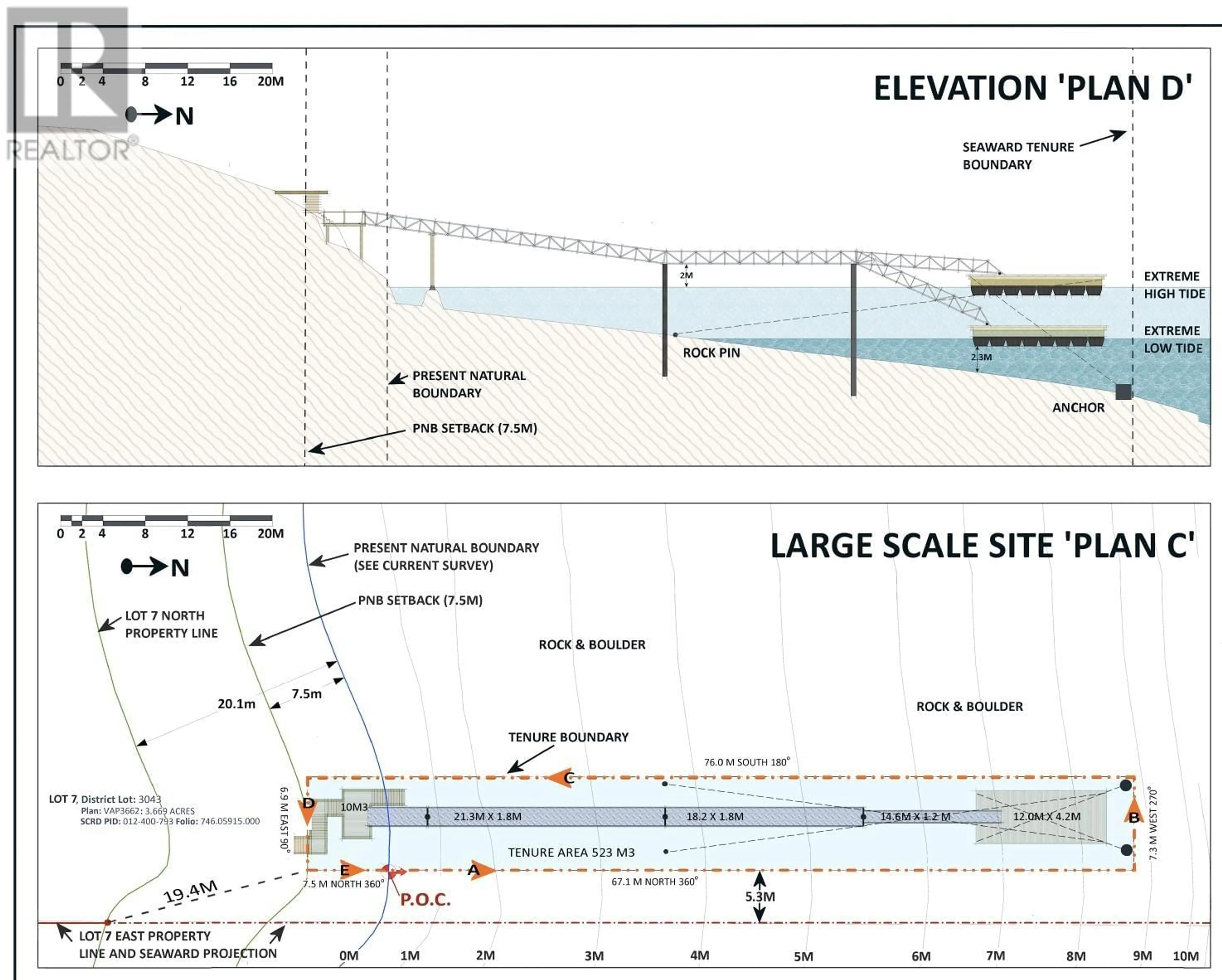 Floor plan for LOT 7 COTTON POINT, Keats Island British Columbia V0N1V0