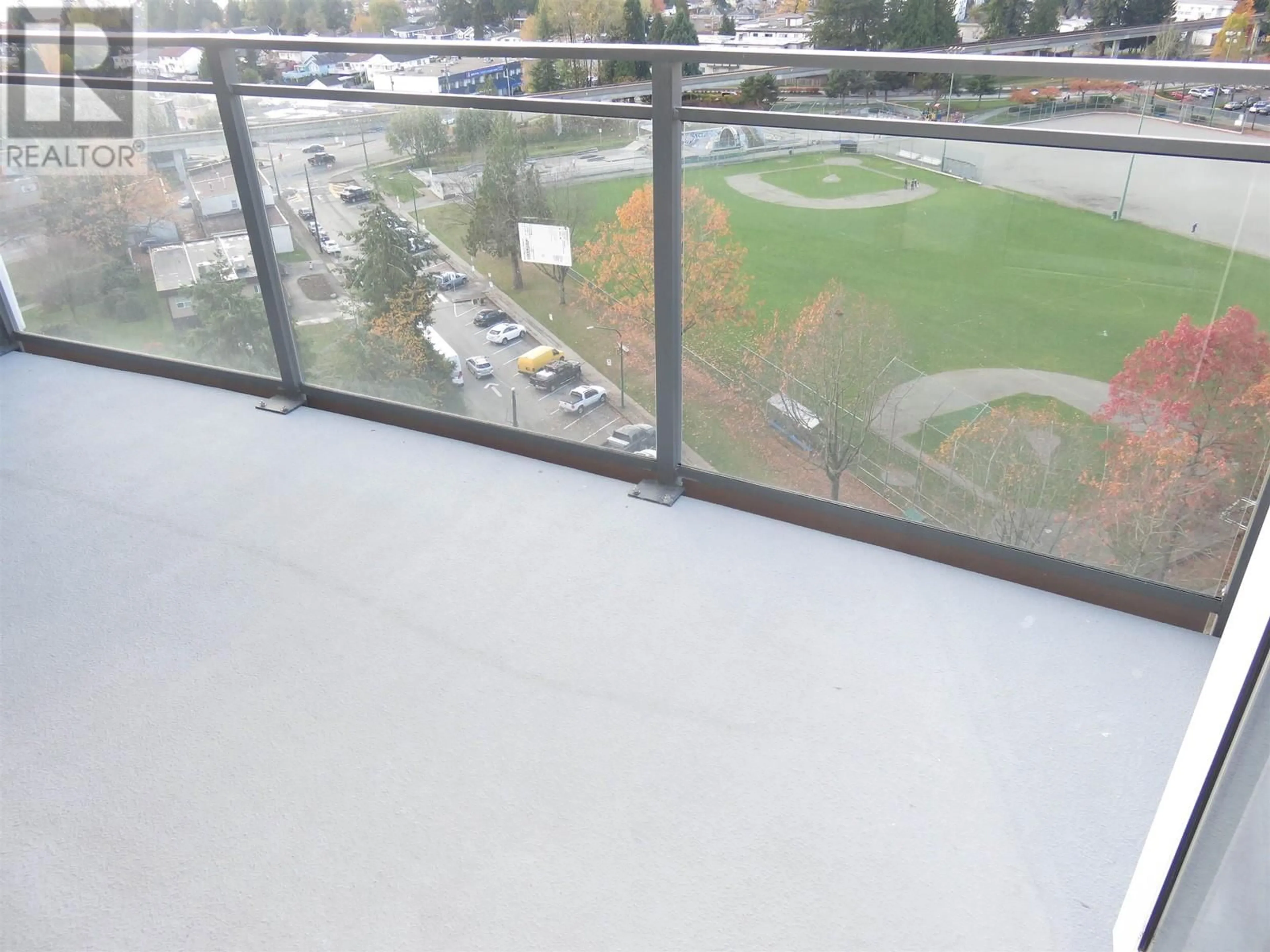 Balcony in the apartment, city buildings view from balcony for 1503 - 4900 LENNOX LANE, Burnaby British Columbia V5H0G9
