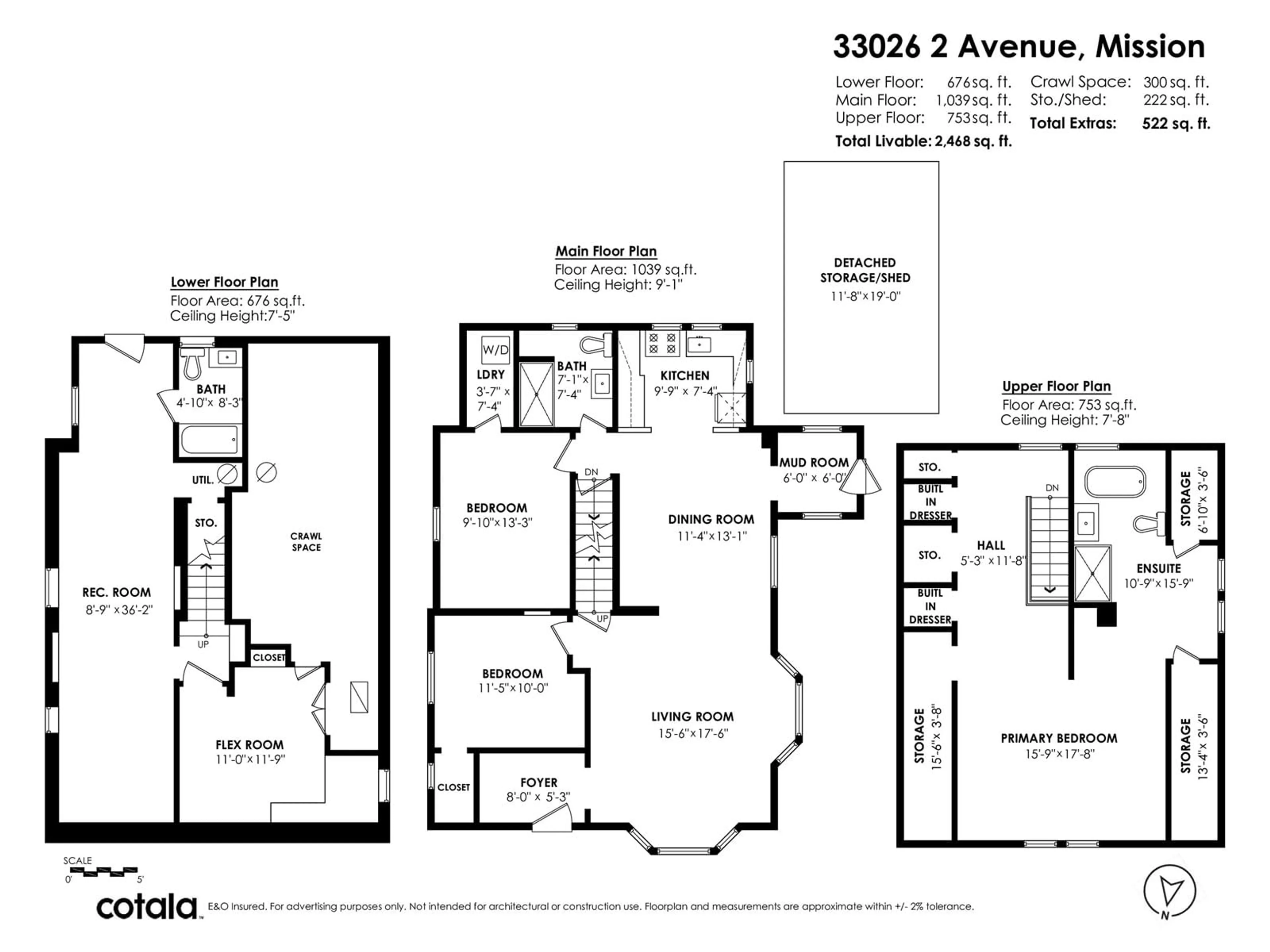 Floor plan for 33026 2ND, Mission British Columbia V2V1J8