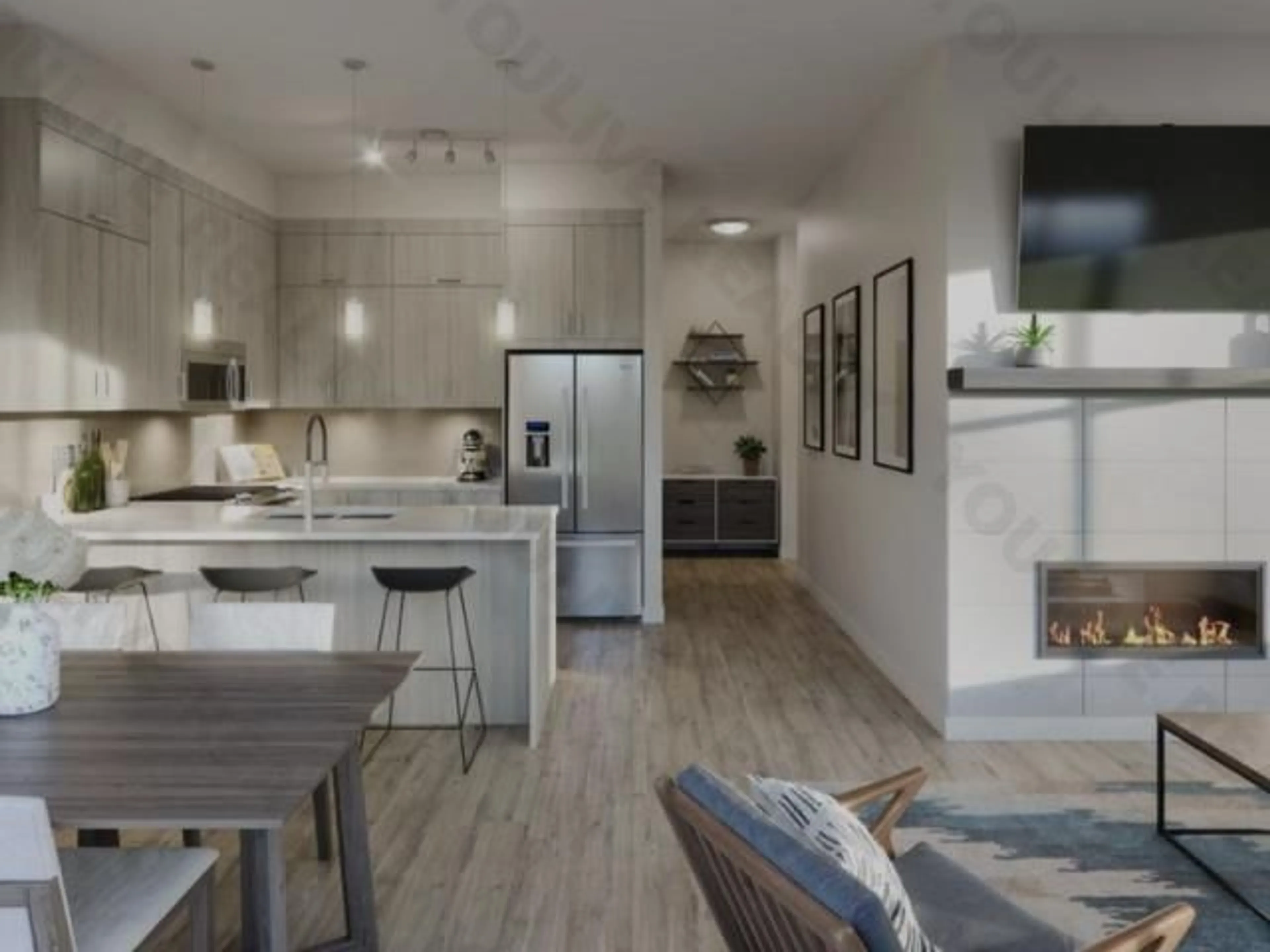 Open concept kitchen, unknown for 306 - 2120 GLADWIN, Abbotsford British Columbia V2S0L7