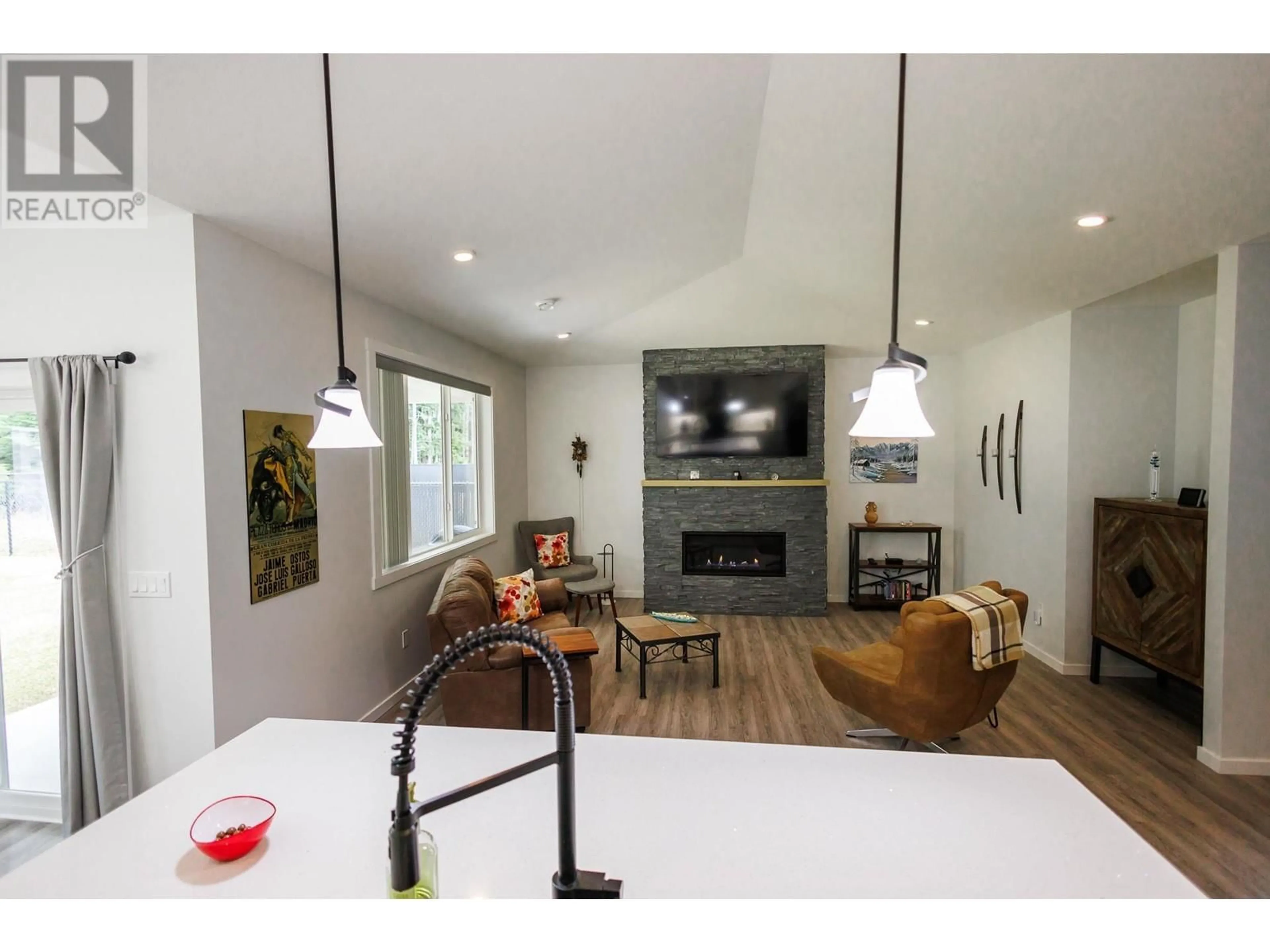 Open concept kitchen, wood/laminate floor for 3912 WIRTL STREET, Terrace British Columbia V8G0K7
