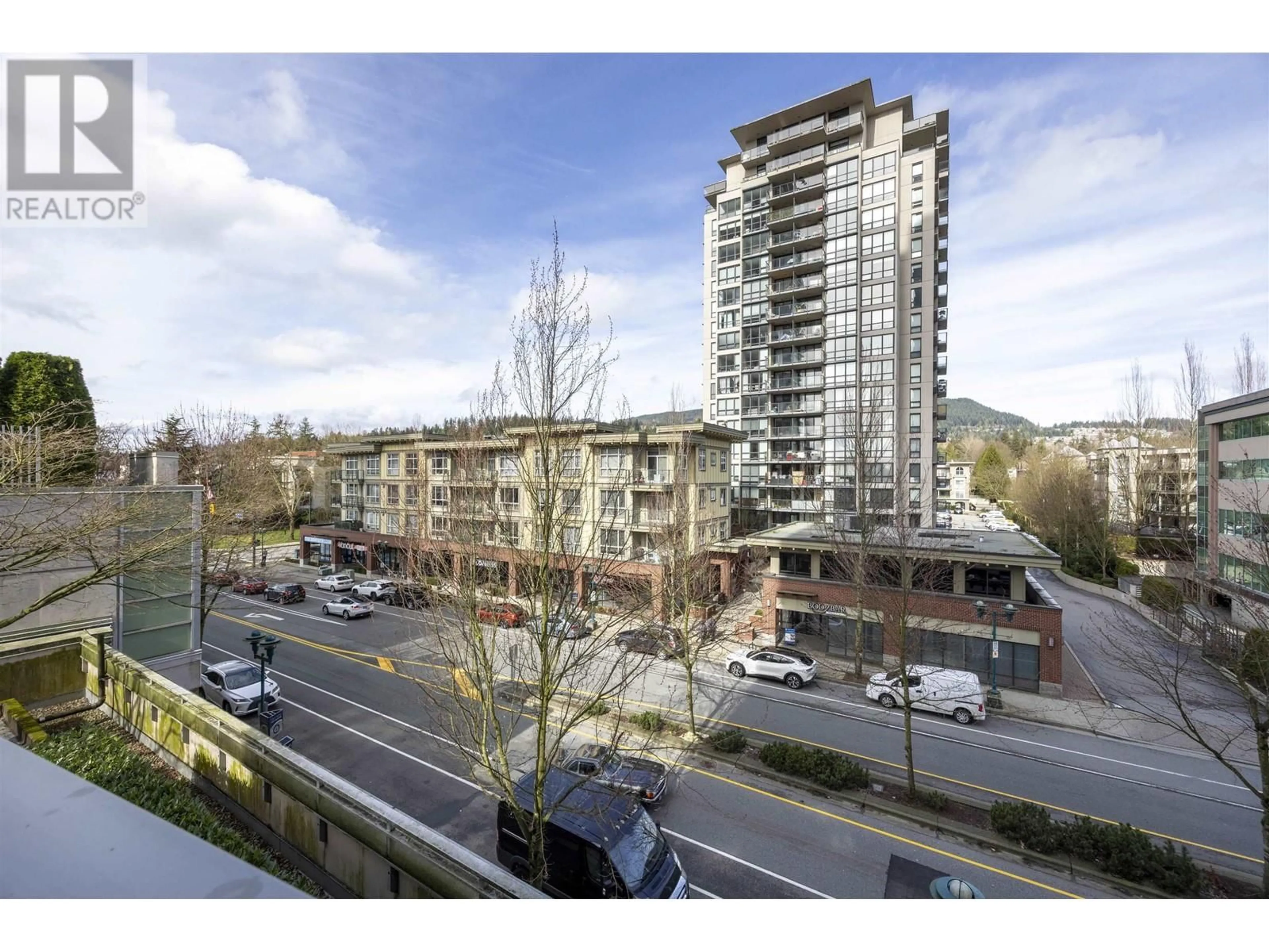 A pic from outside/outdoor area/front of a property/back of a property/a pic from drone, city buildings view from balcony for 503 - 2968 GLEN DRIVE, Coquitlam British Columbia V3B0C4