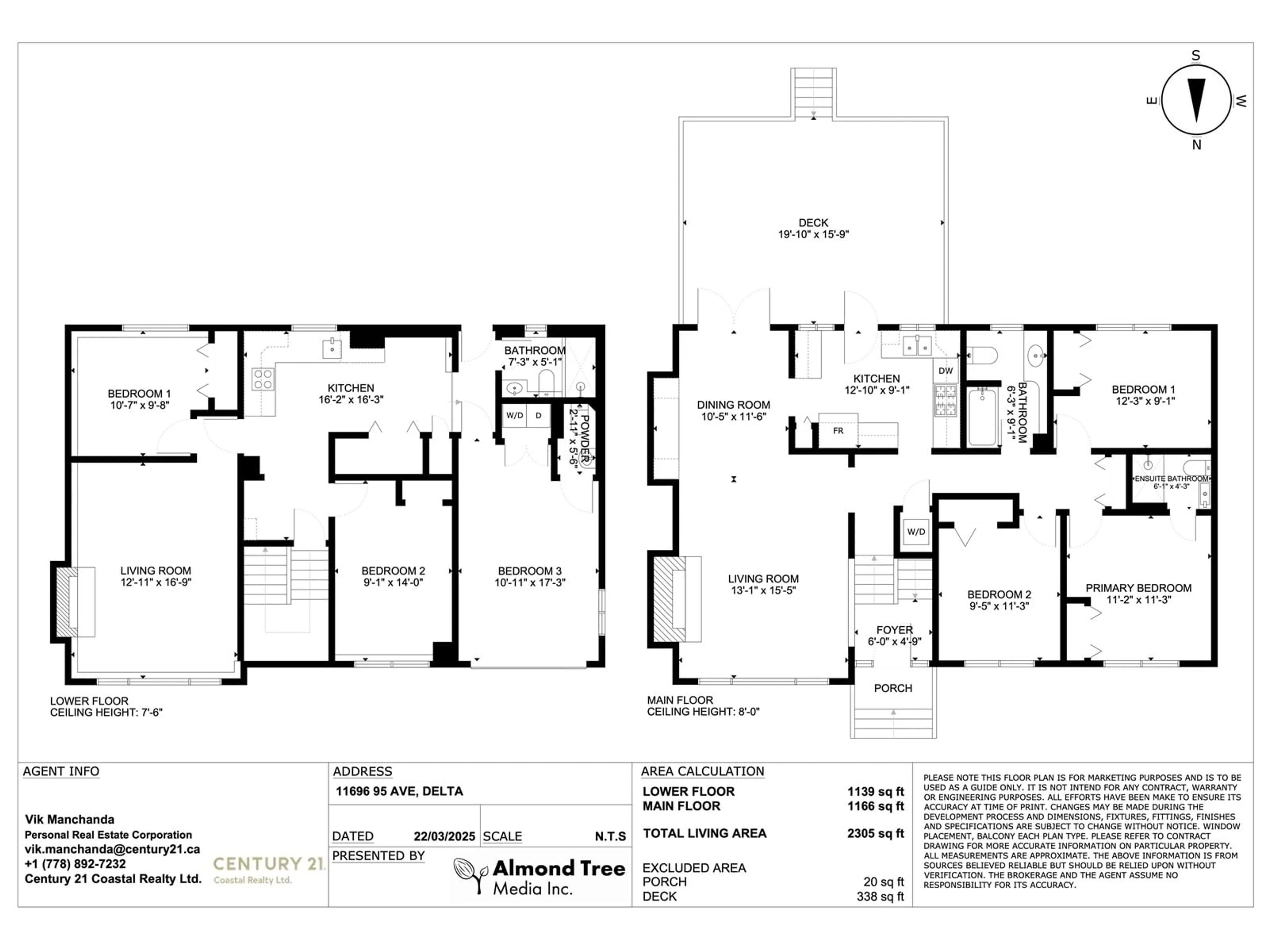 Floor plan for 11696 95 AVENUE, Delta British Columbia V4C3T4