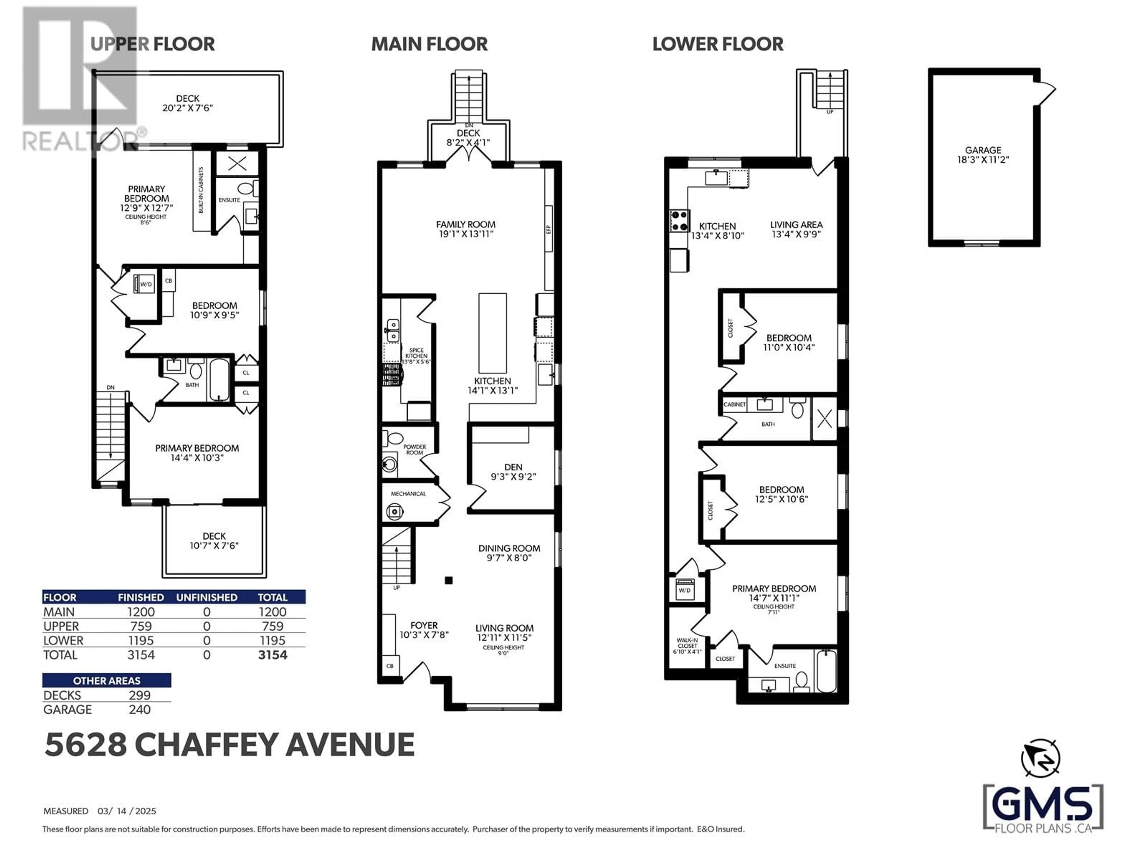 Floor plan for 5628 CHAFFEY AVENUE, Burnaby British Columbia V5H2S3