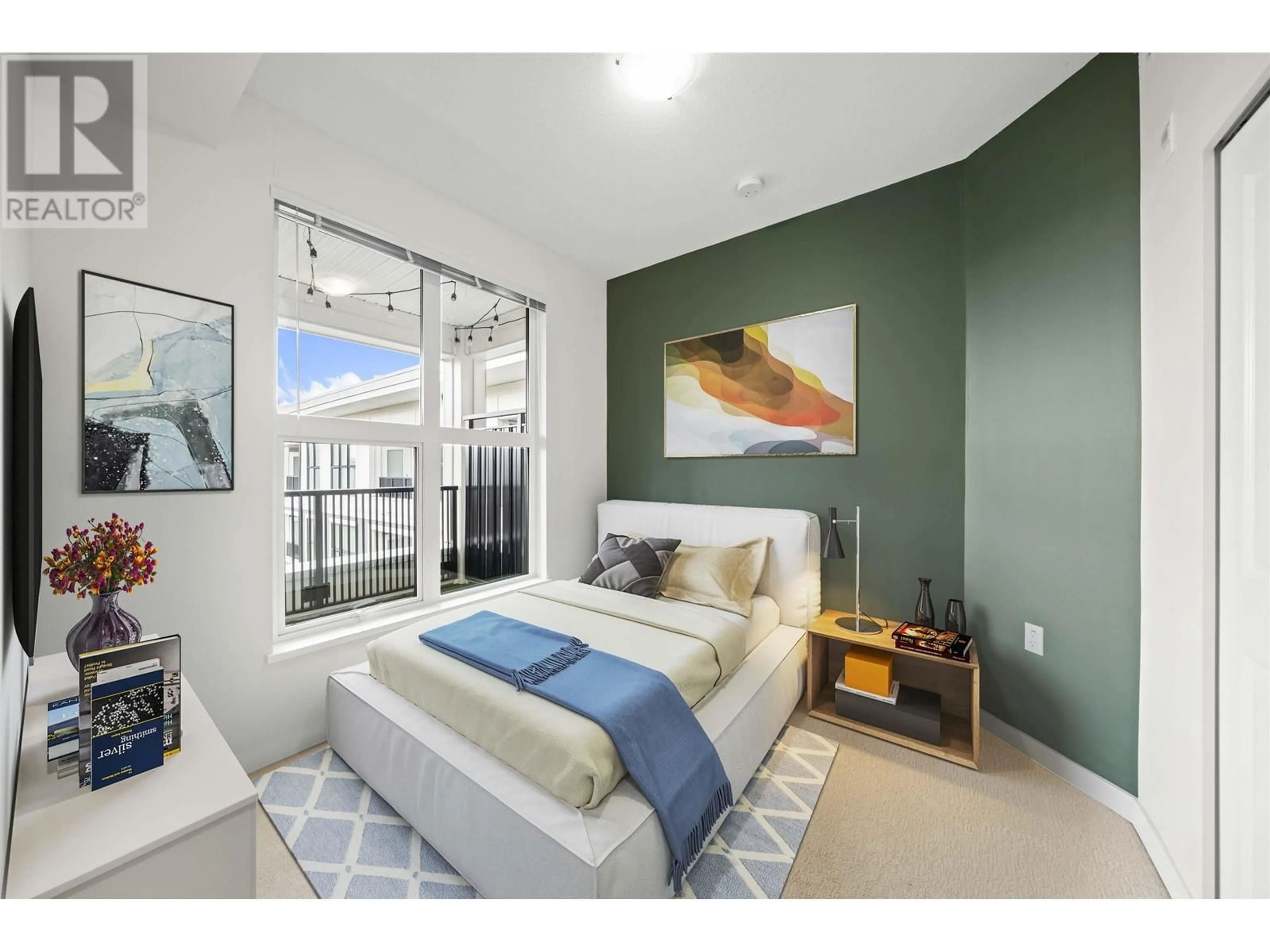 Bedroom with bed, unknown for 420 - 9551 ALEXANDRA ROAD, Richmond British Columbia V6X0S6