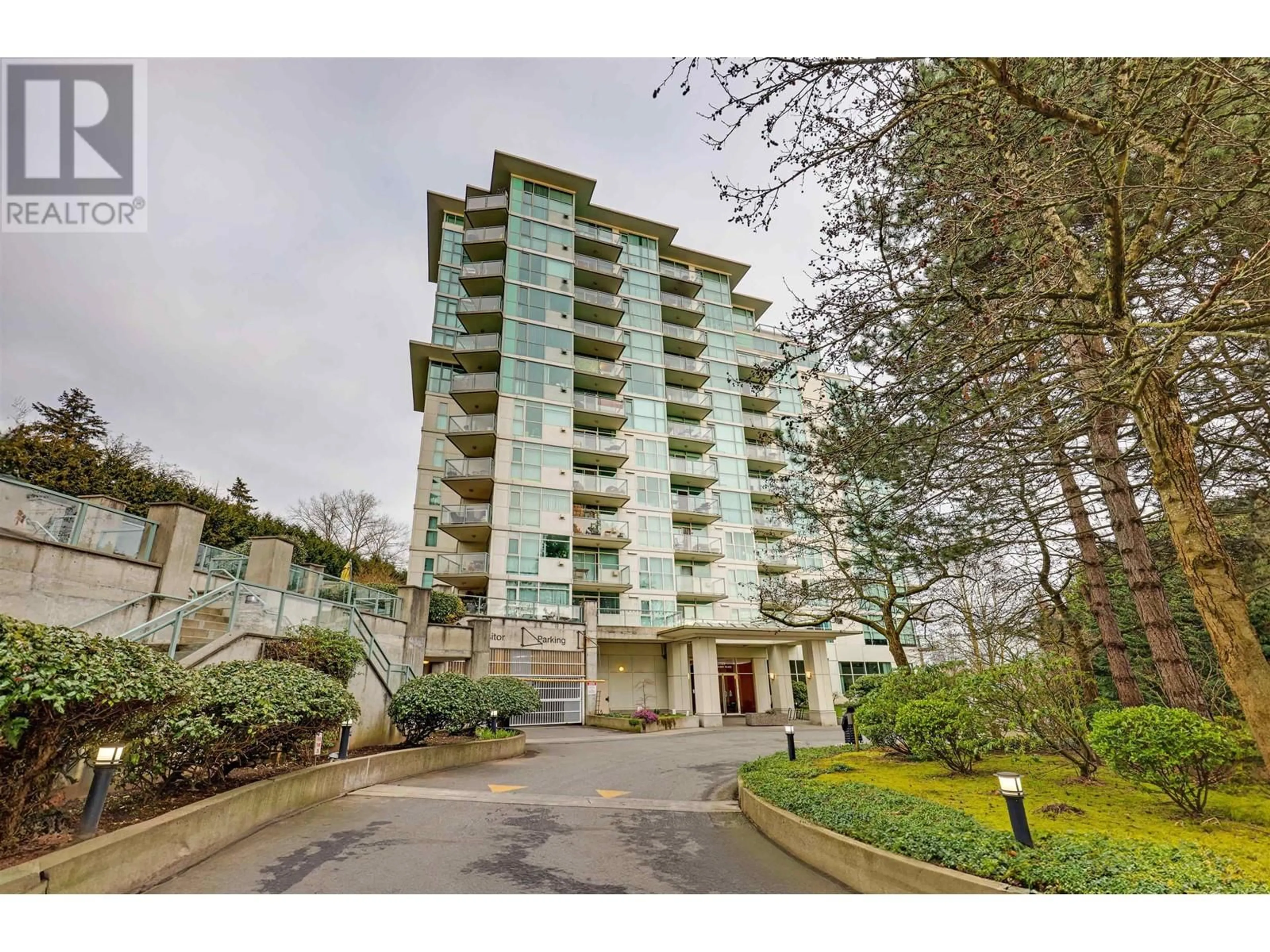 A pic from outside/outdoor area/front of a property/back of a property/a pic from drone, water/lake/river/ocean view for 902 - 2763 CHANDLERY PLACE, Vancouver British Columbia V5S4V4