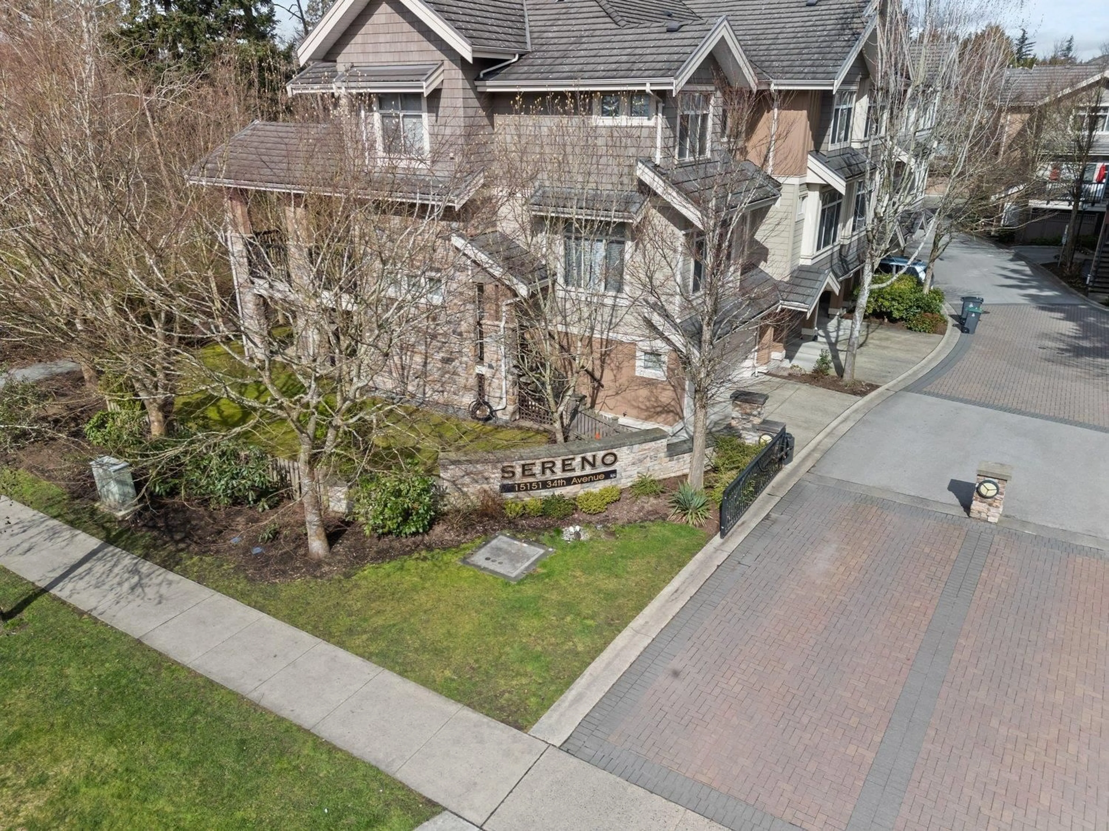 A pic from outside/outdoor area/front of a property/back of a property/a pic from drone, street for 37 15151 34 AVENUE, Surrey British Columbia V3Z4P5