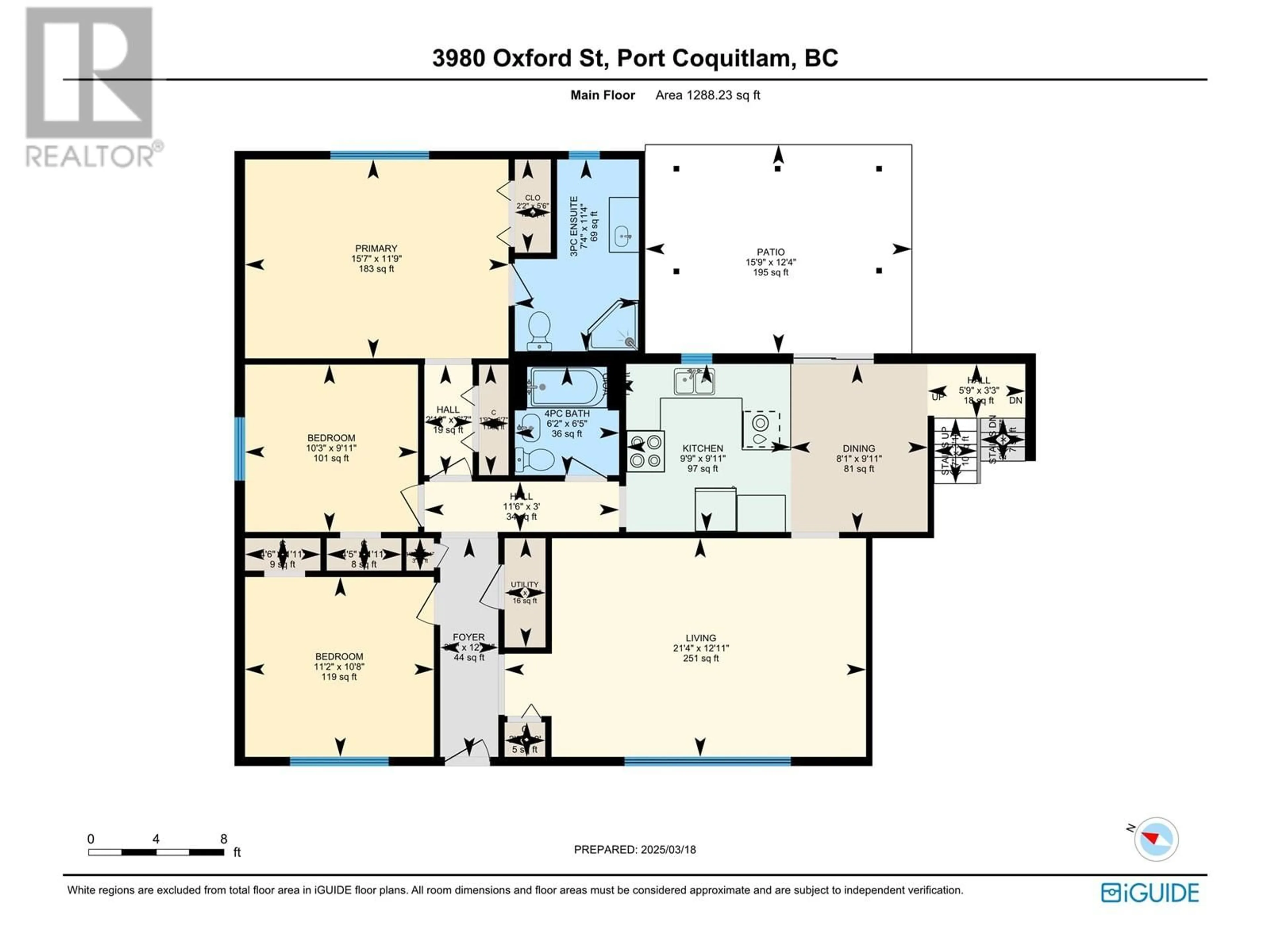 Floor plan for 3980 OXFORD STREET, Port Coquitlam British Columbia V3B4E9