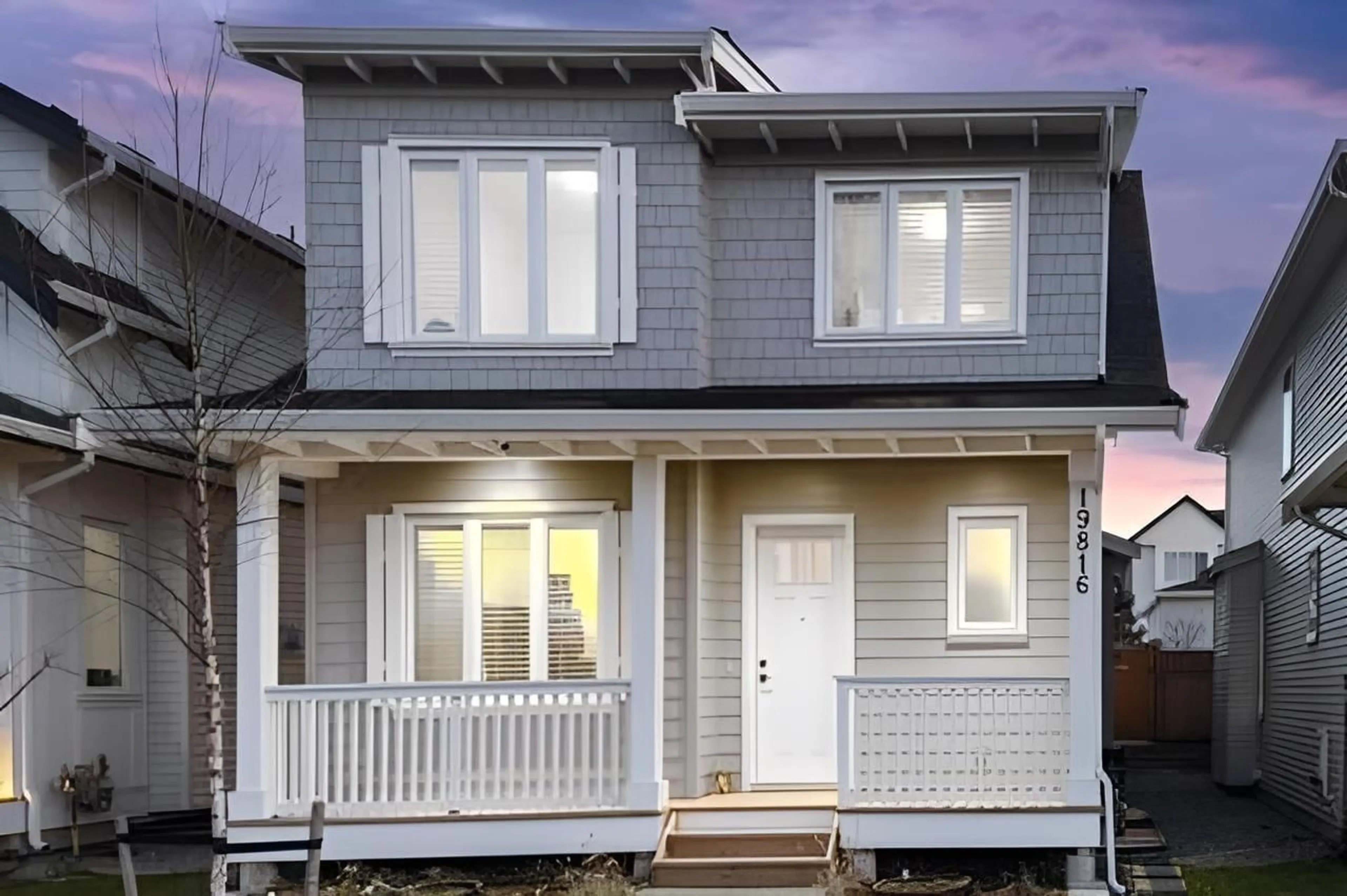 Home with vinyl exterior material, street for 19816 75B, Langley British Columbia V2Y5K3