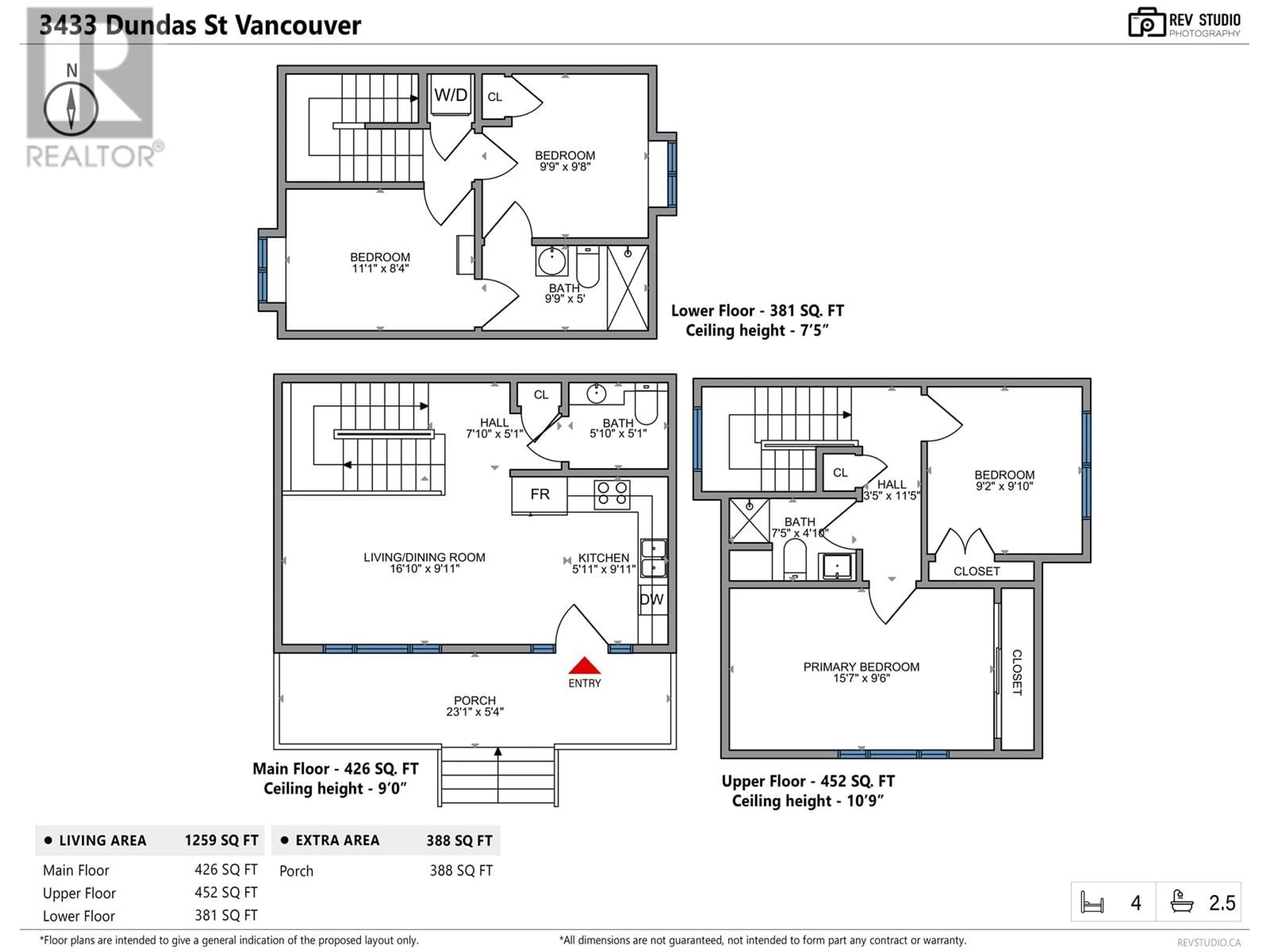 Floor plan for 3433 DUNDAS STREET, Vancouver British Columbia V5K1R9