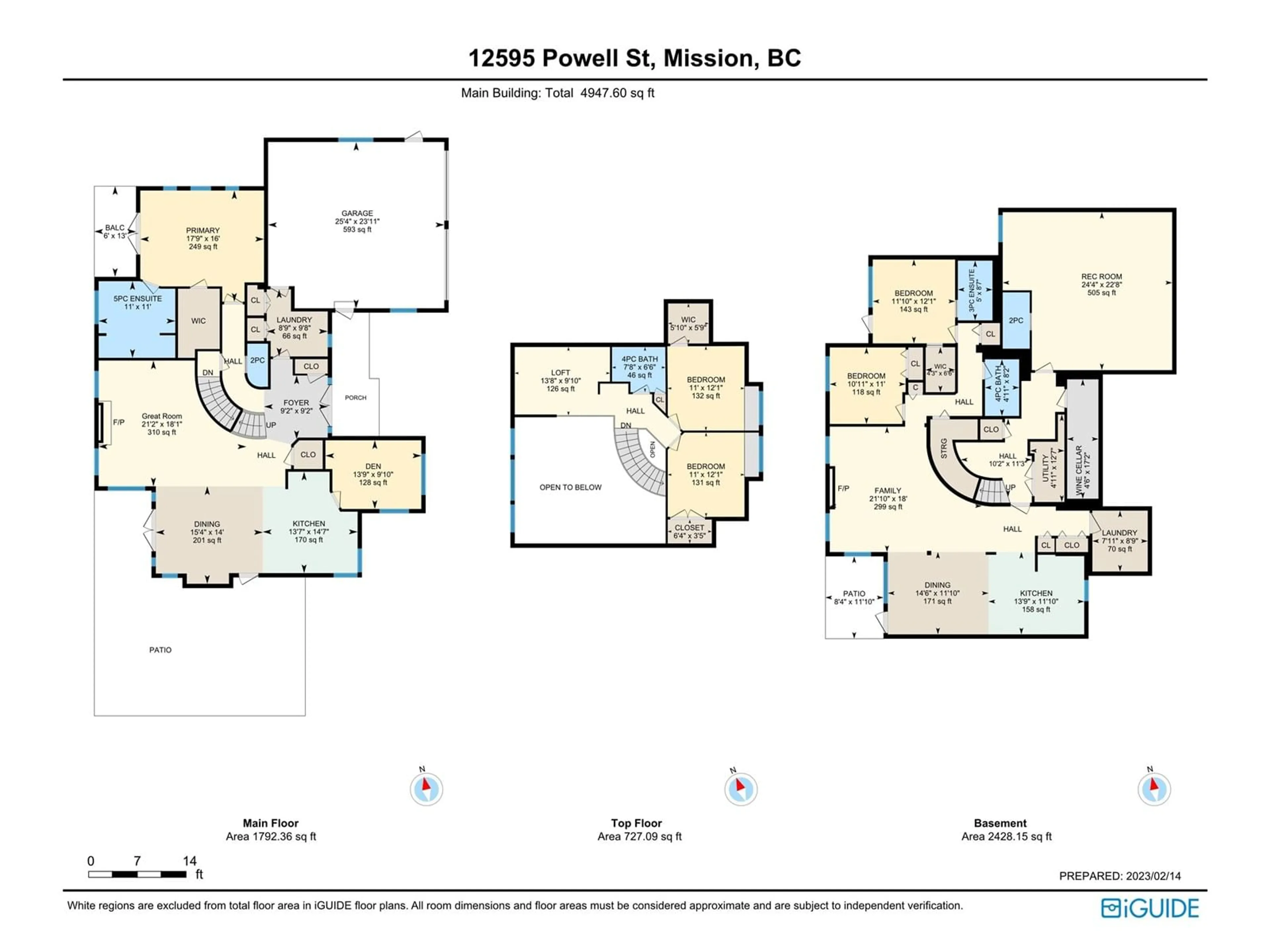 Floor plan for 12595 POWELL, Mission British Columbia V4S1C1