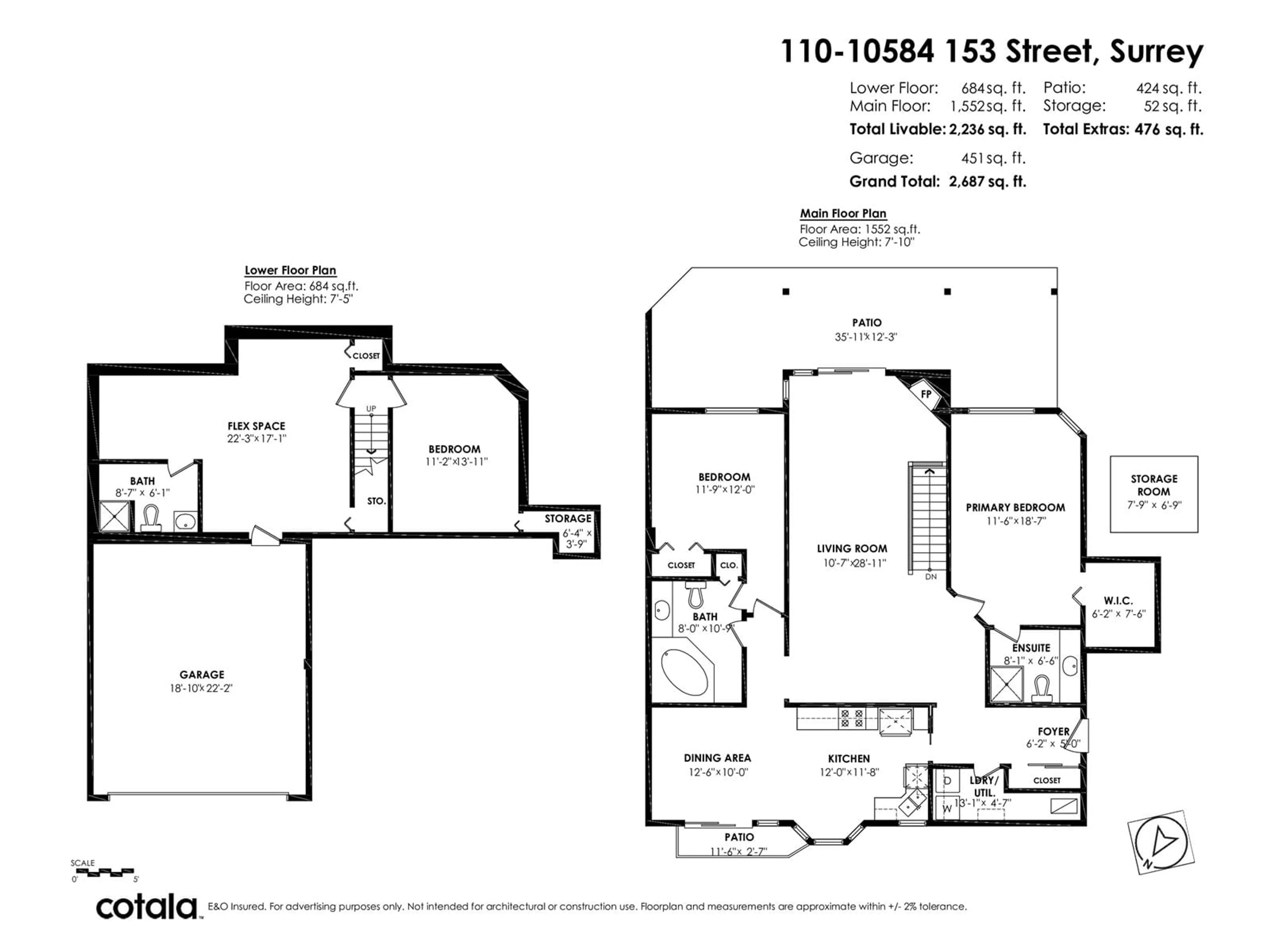 Floor plan for 110 - 10584 153, Surrey British Columbia V3R9V1