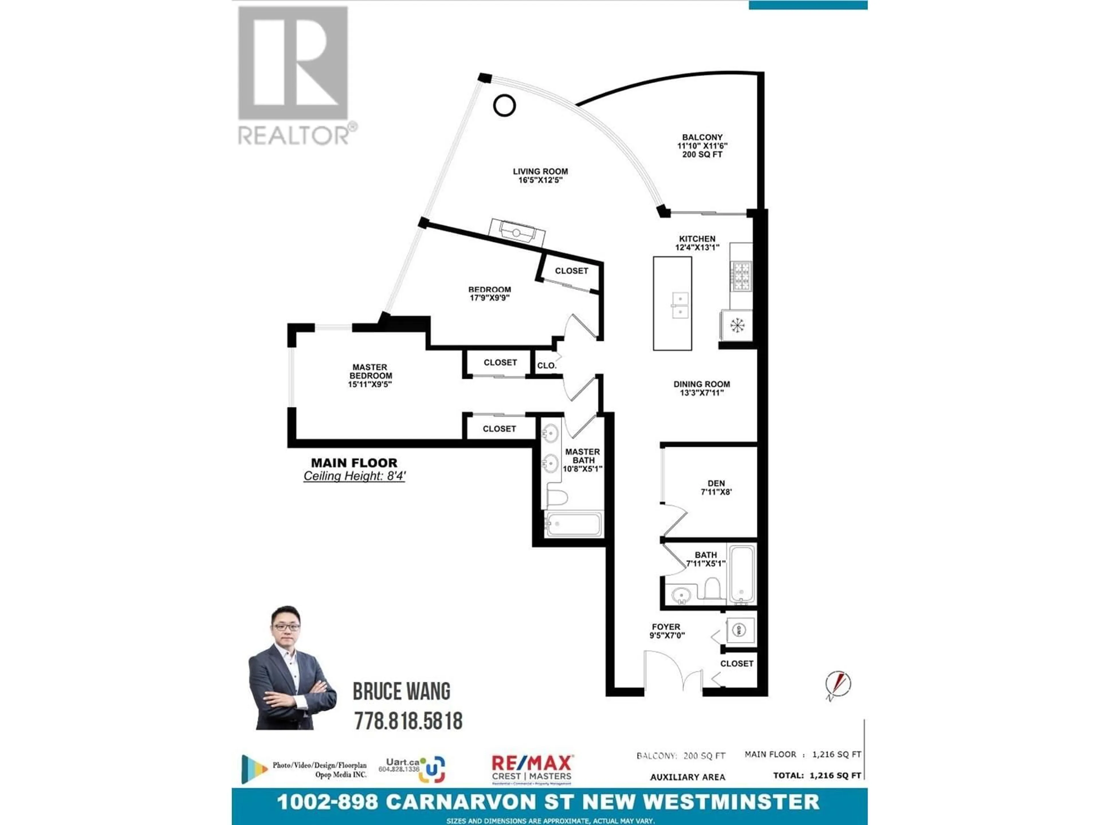 Floor plan for 1002 - 898 CARNARVON STREET, New Westminster British Columbia V3M0C3