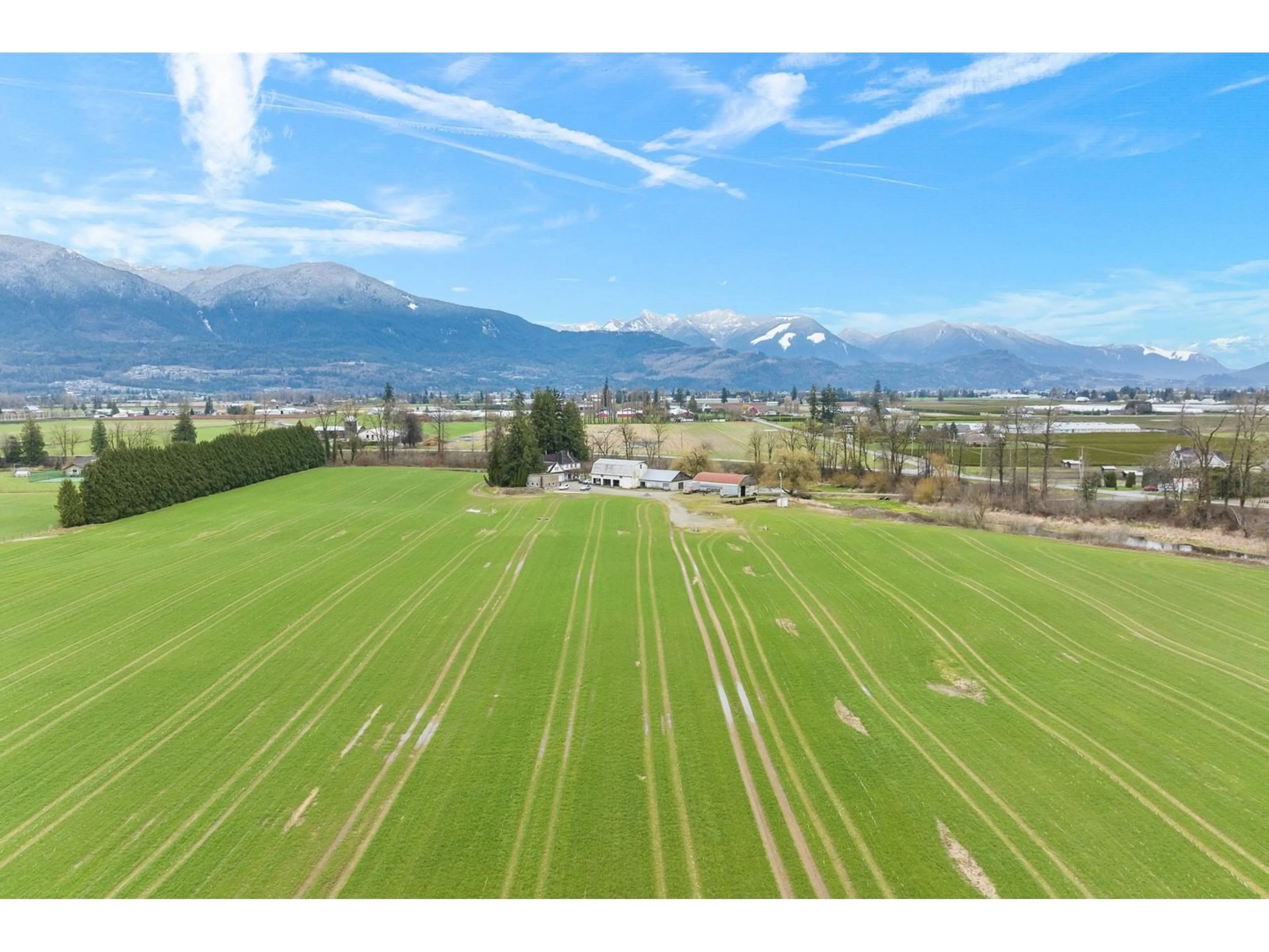 A pic from outside/outdoor area/front of a property/back of a property/a pic from drone, mountain view for 49585 CAMP RIVER ROAD, Chilliwack British Columbia V2P6H4