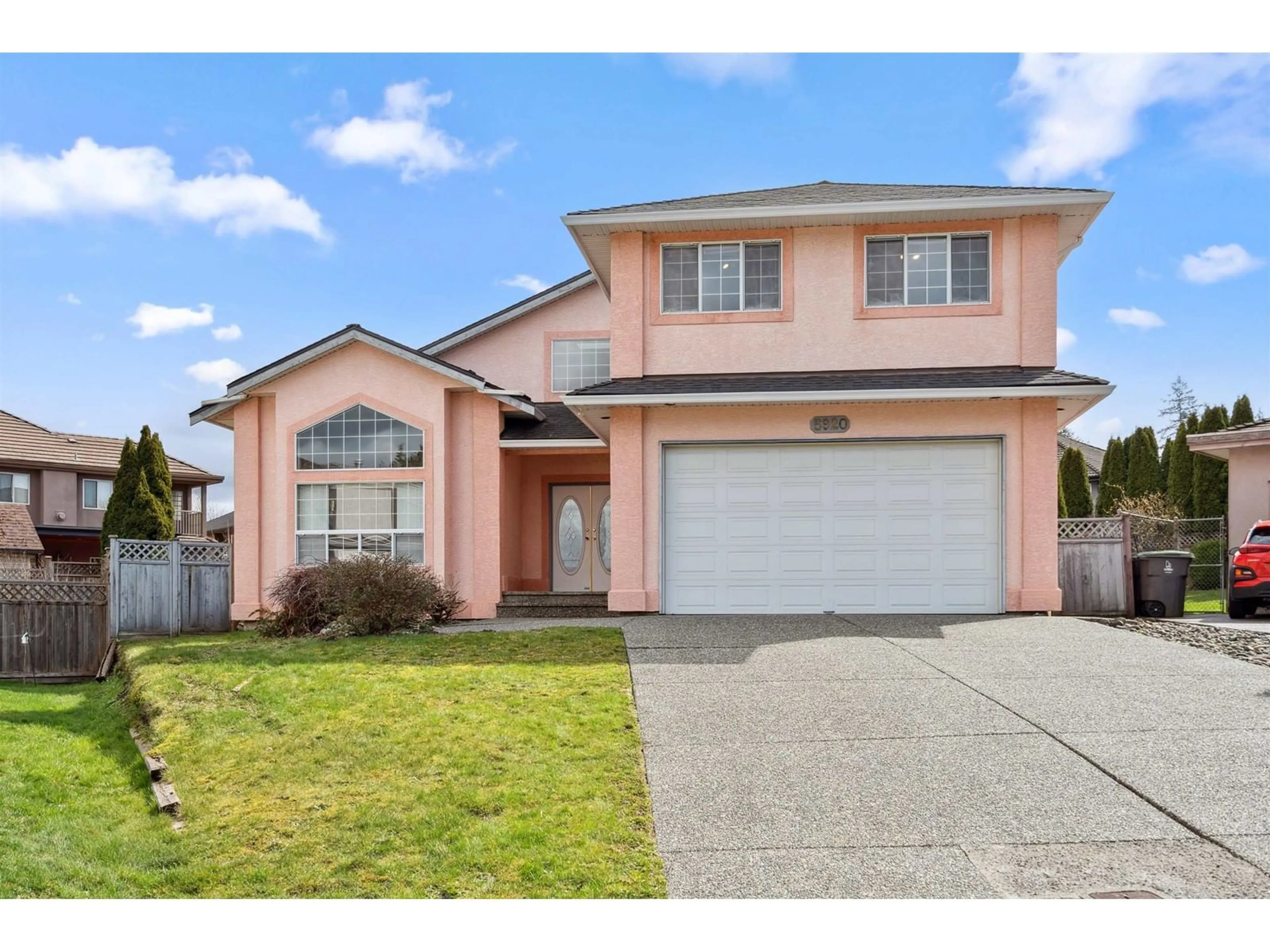 Home with vinyl exterior material, street for 5920 137A, Surrey British Columbia V3X3K9