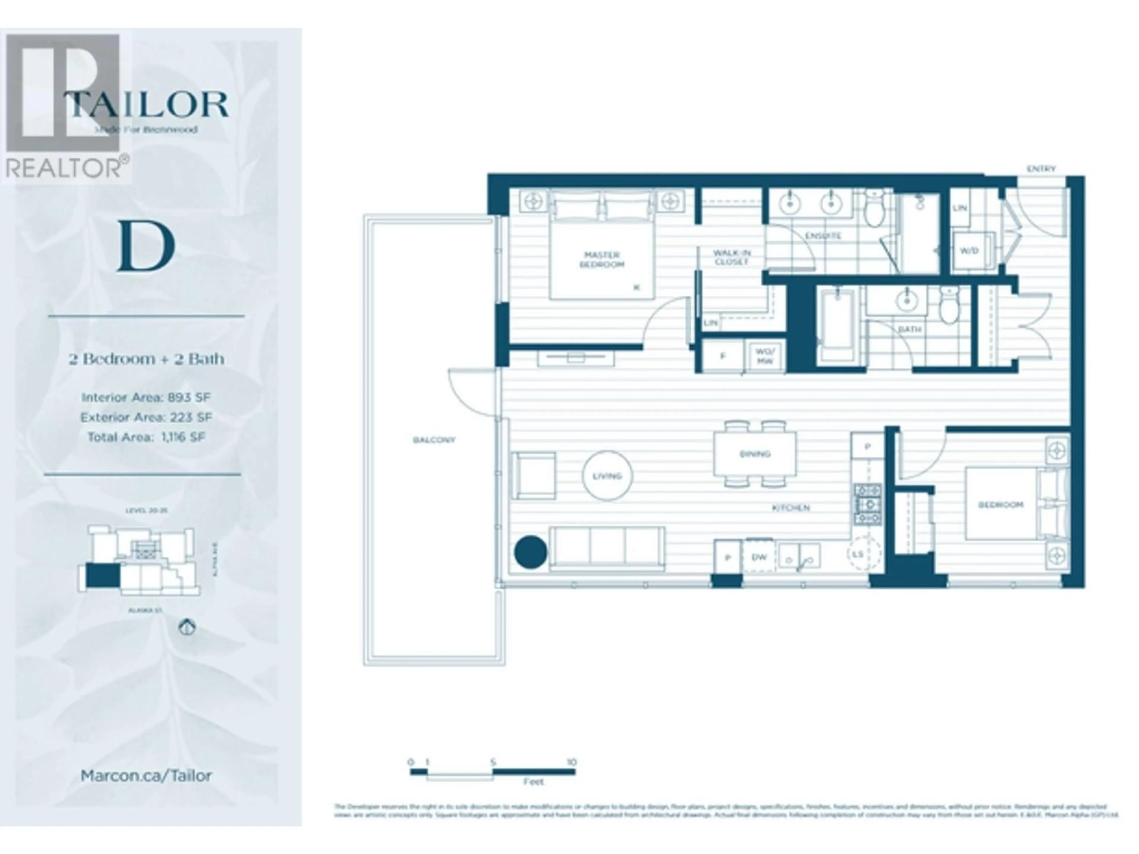 Floor plan for 2006 - 2425 ALPHA AVENUE, Burnaby British Columbia V5C0N6
