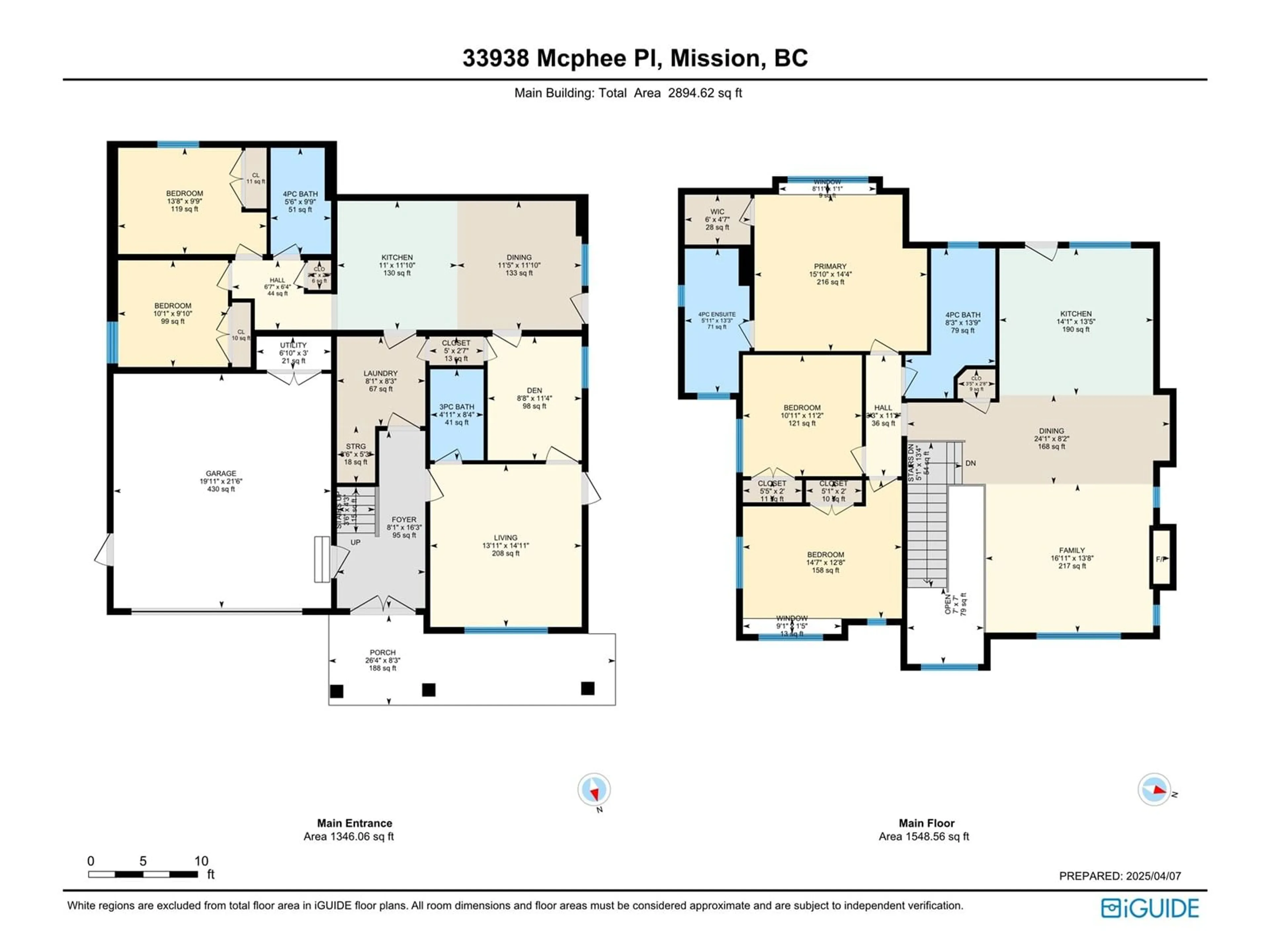 Floor plan for 33938 MCPHEE, Mission British Columbia V2V0E7