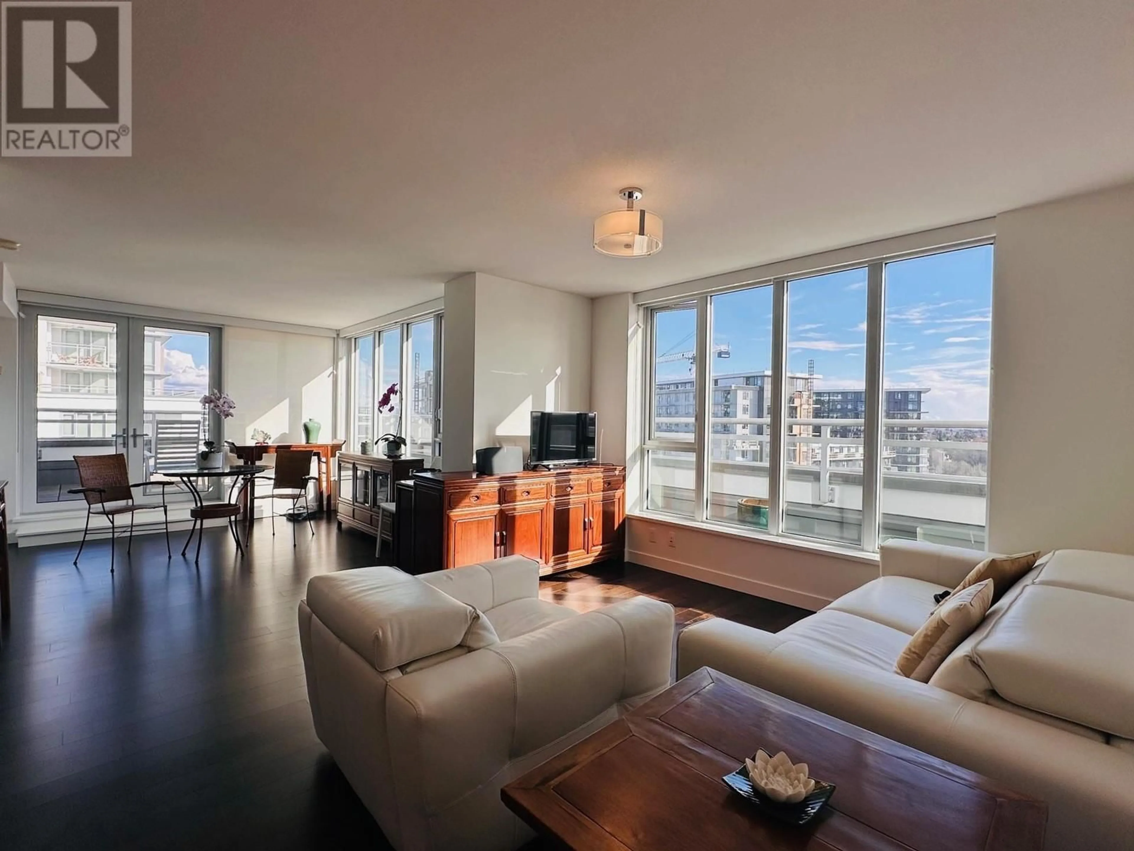 Living room with furniture, unknown for 1507 - 7333 MURDOCH AVENUE, Richmond British Columbia V6Y0J8