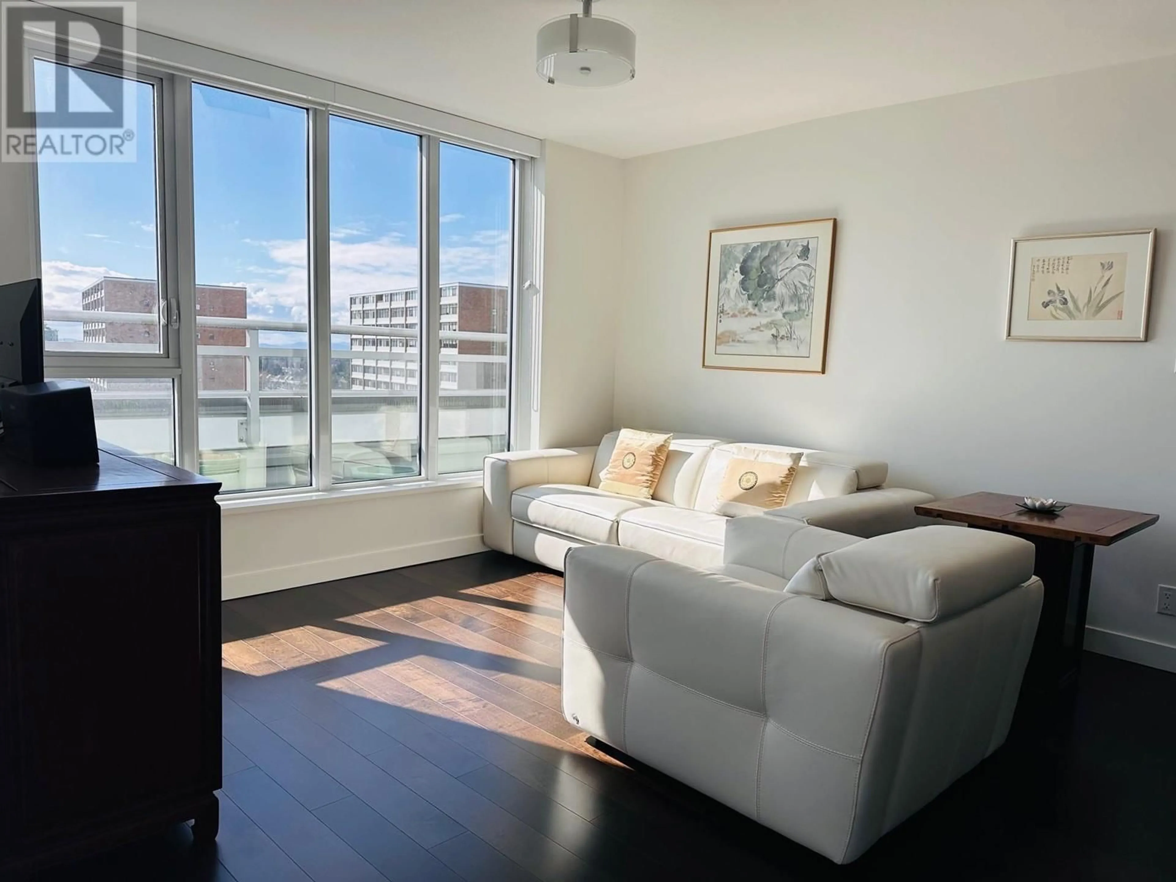 Living room with furniture, unknown for 1507 - 7333 MURDOCH AVENUE, Richmond British Columbia V6Y0J8