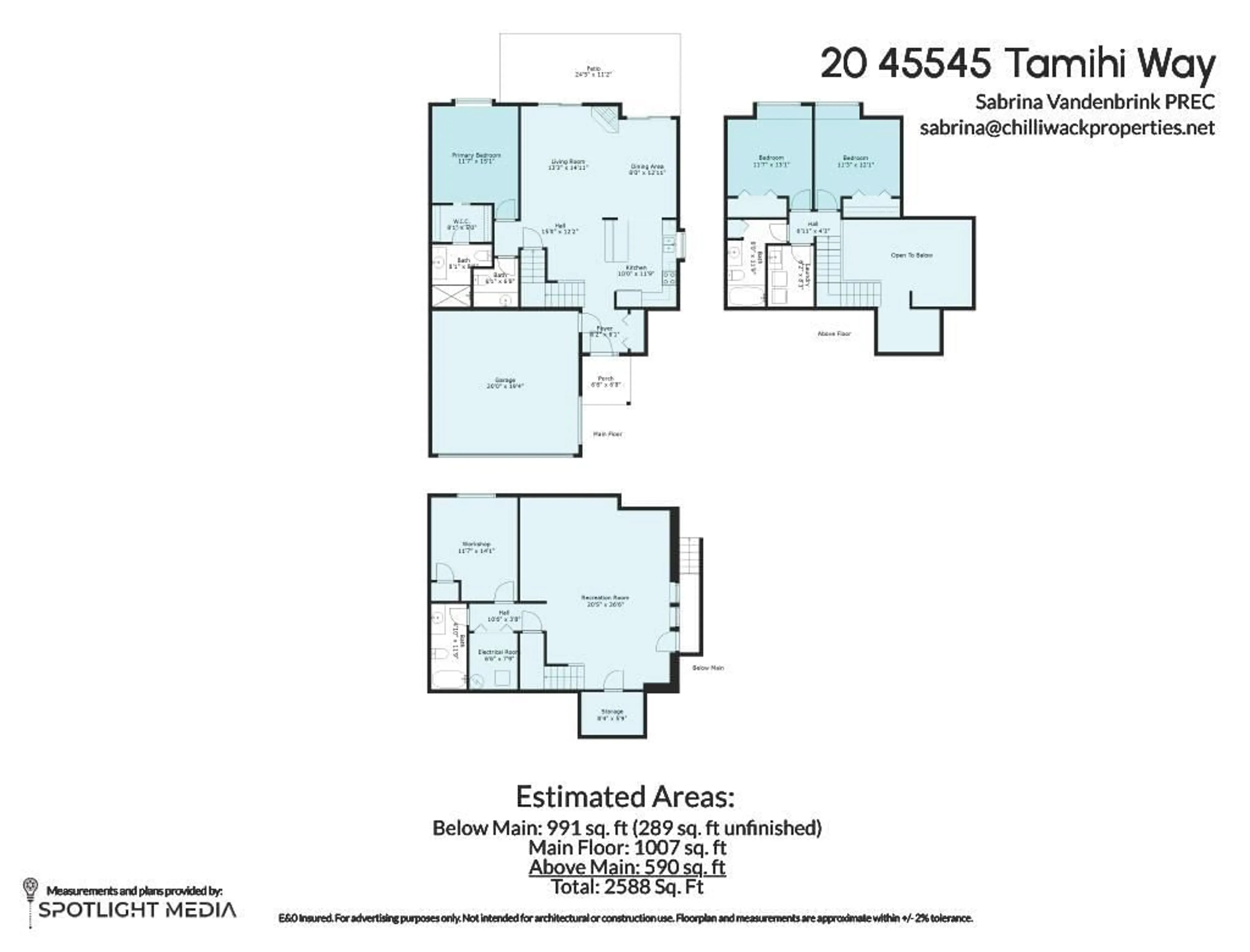 Floor plan for 20 - 45545 TAMIHI WAY, Chilliwack British Columbia V2R0G2