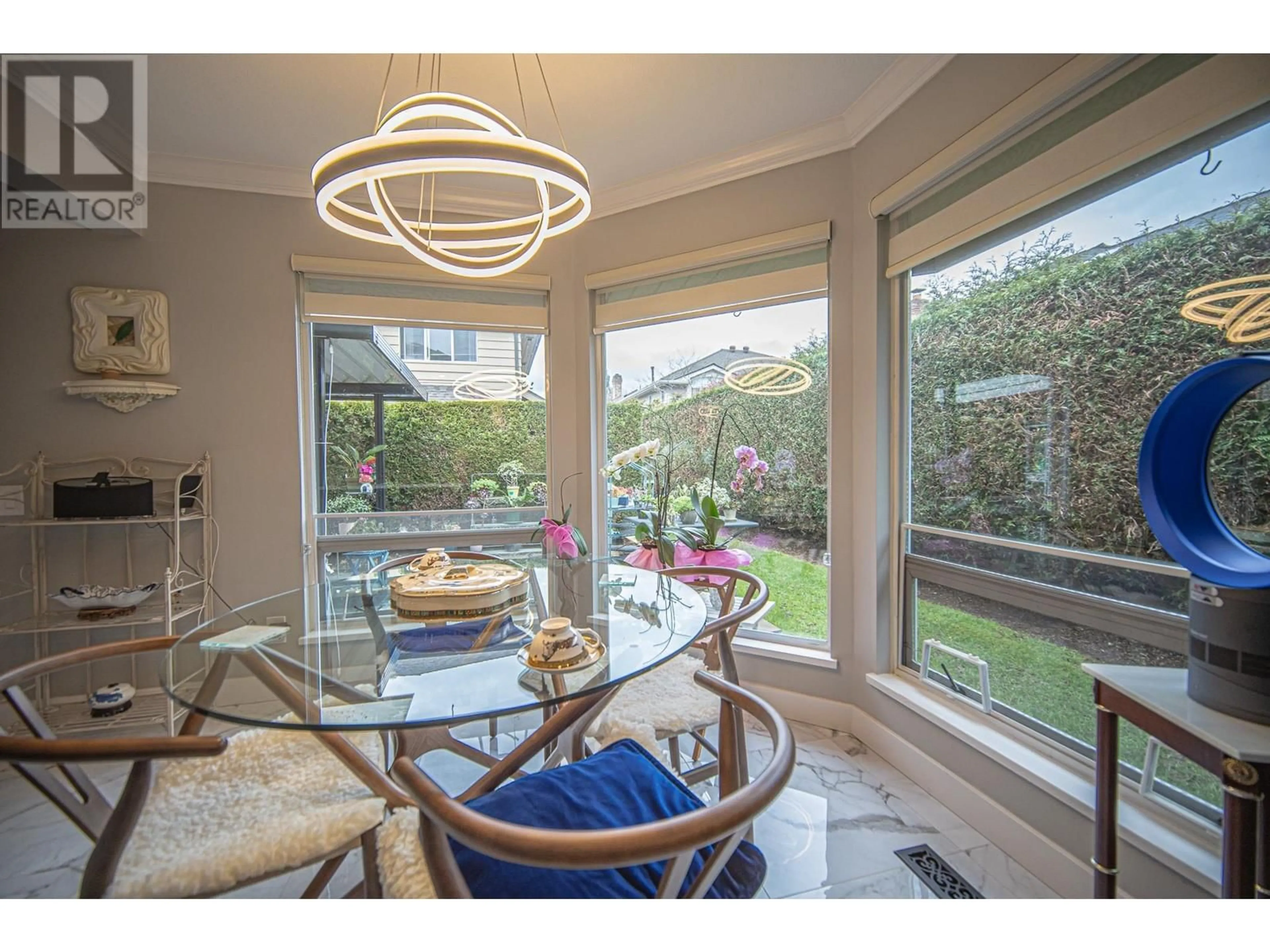 Dining room, wood/laminate floor for 1 - 7200 LEDWAY ROAD, Richmond British Columbia V7C4N9