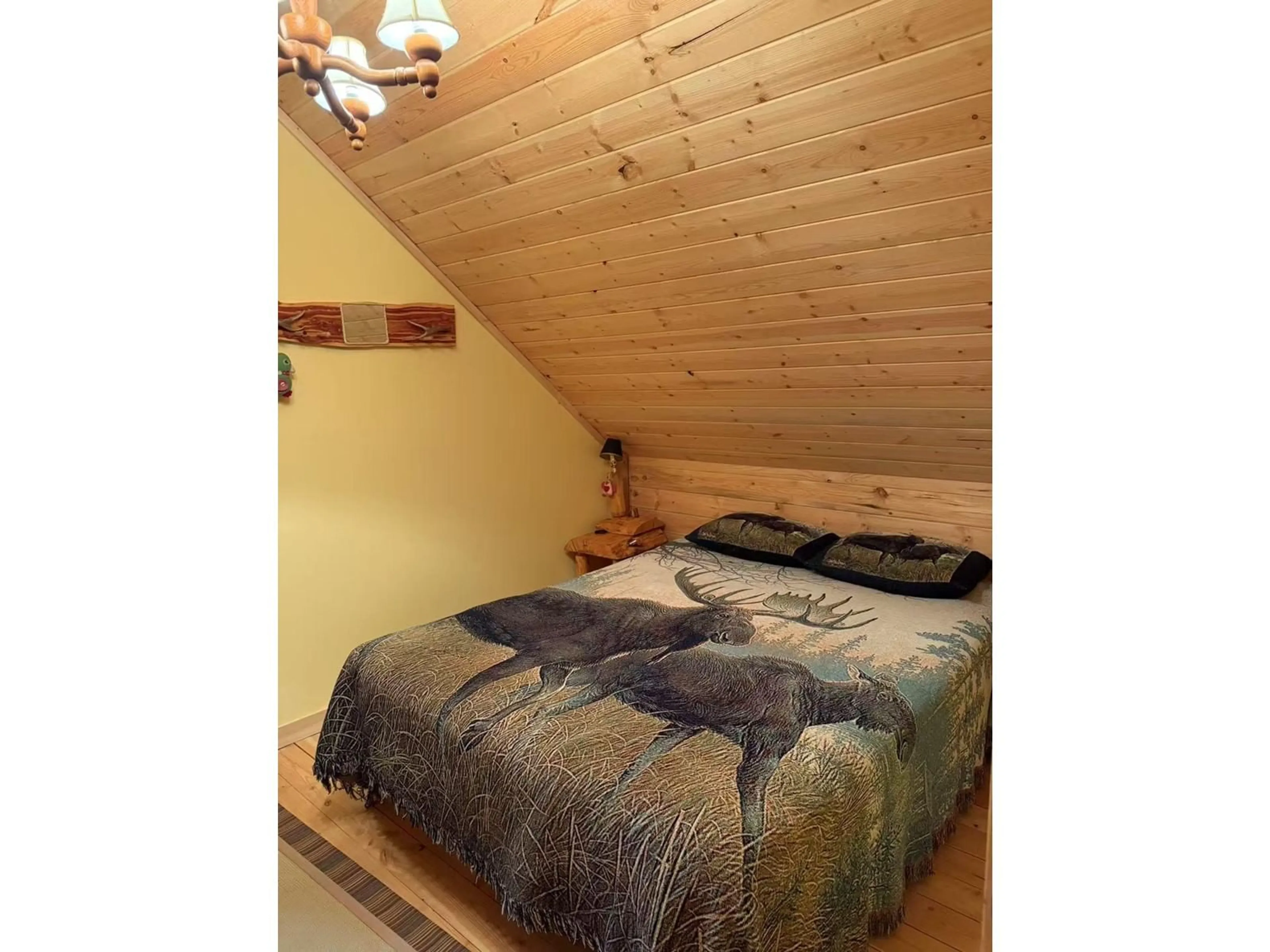 Bedroom with bed, wood/laminate floor for H101 STRAWBERRY LANE, Hope British Columbia V0X1L5