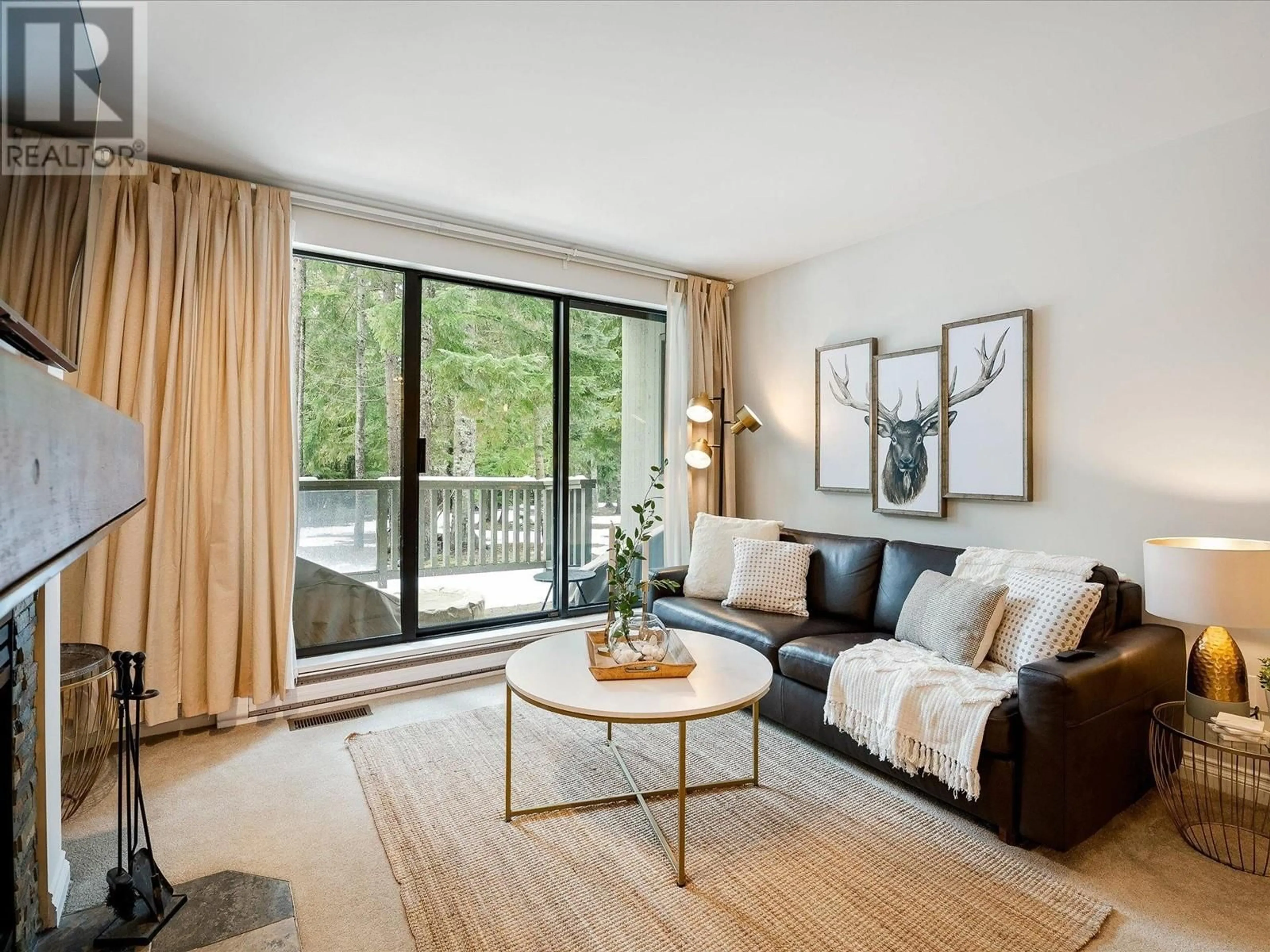 Living room with furniture, wood/laminate floor for 8 - 4510 BLACKCOMB WAY, Whistler British Columbia V8E0X8