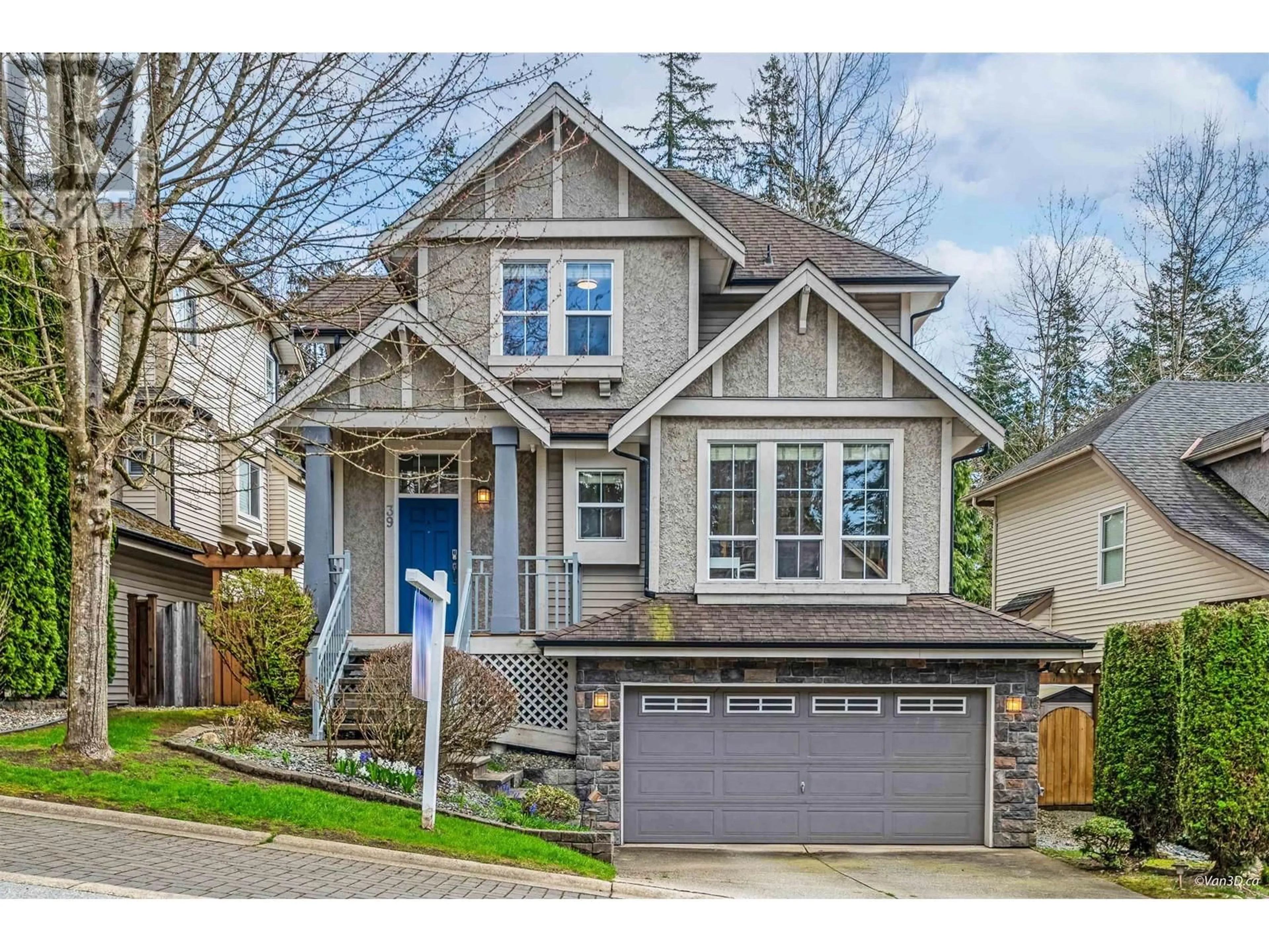 Home with vinyl exterior material, street for 39 ALDER DRIVE, Port Moody British Columbia V3H5M3