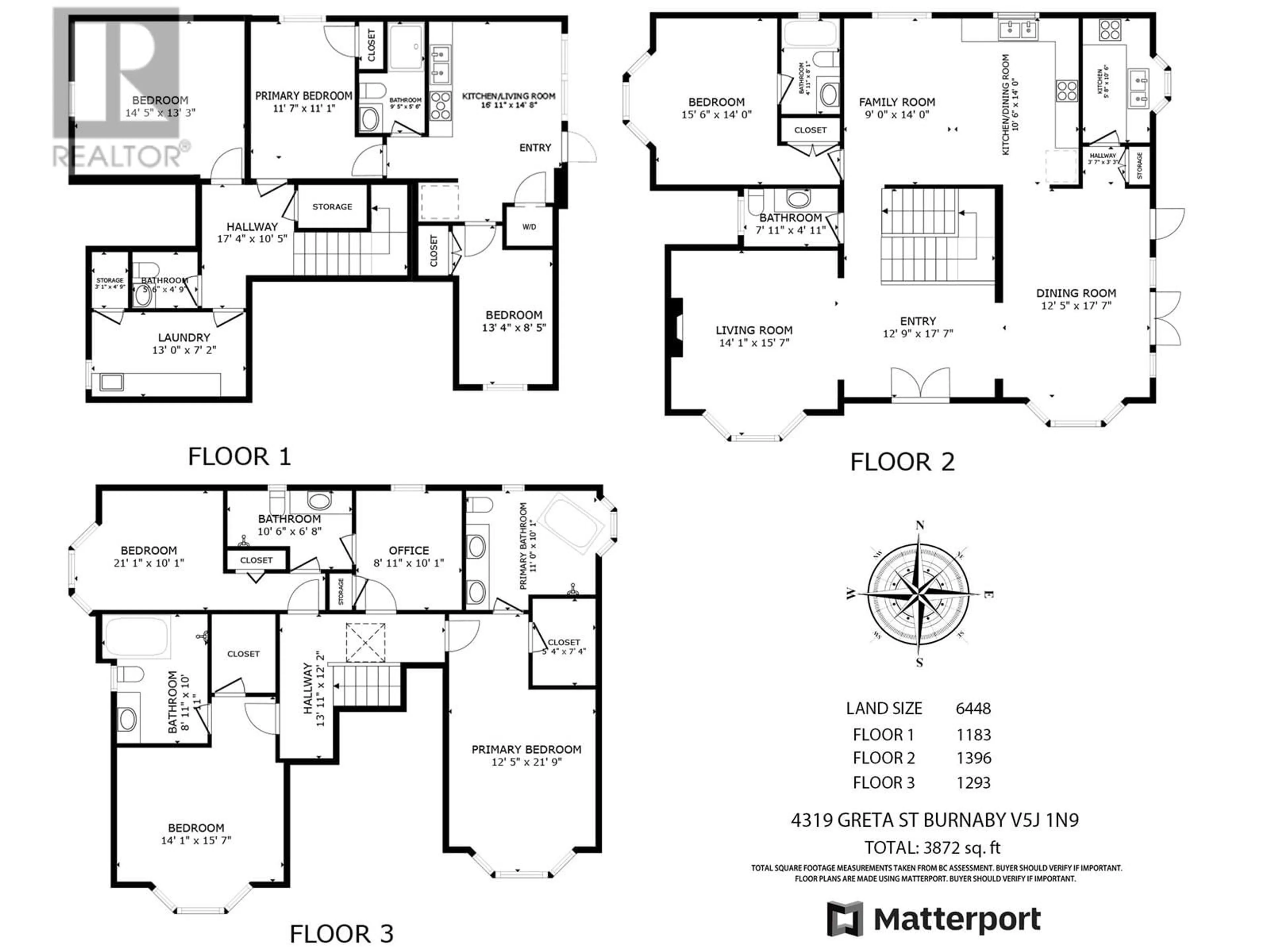 Floor plan for 4319 GRETA STREET, Burnaby British Columbia V5J1N9