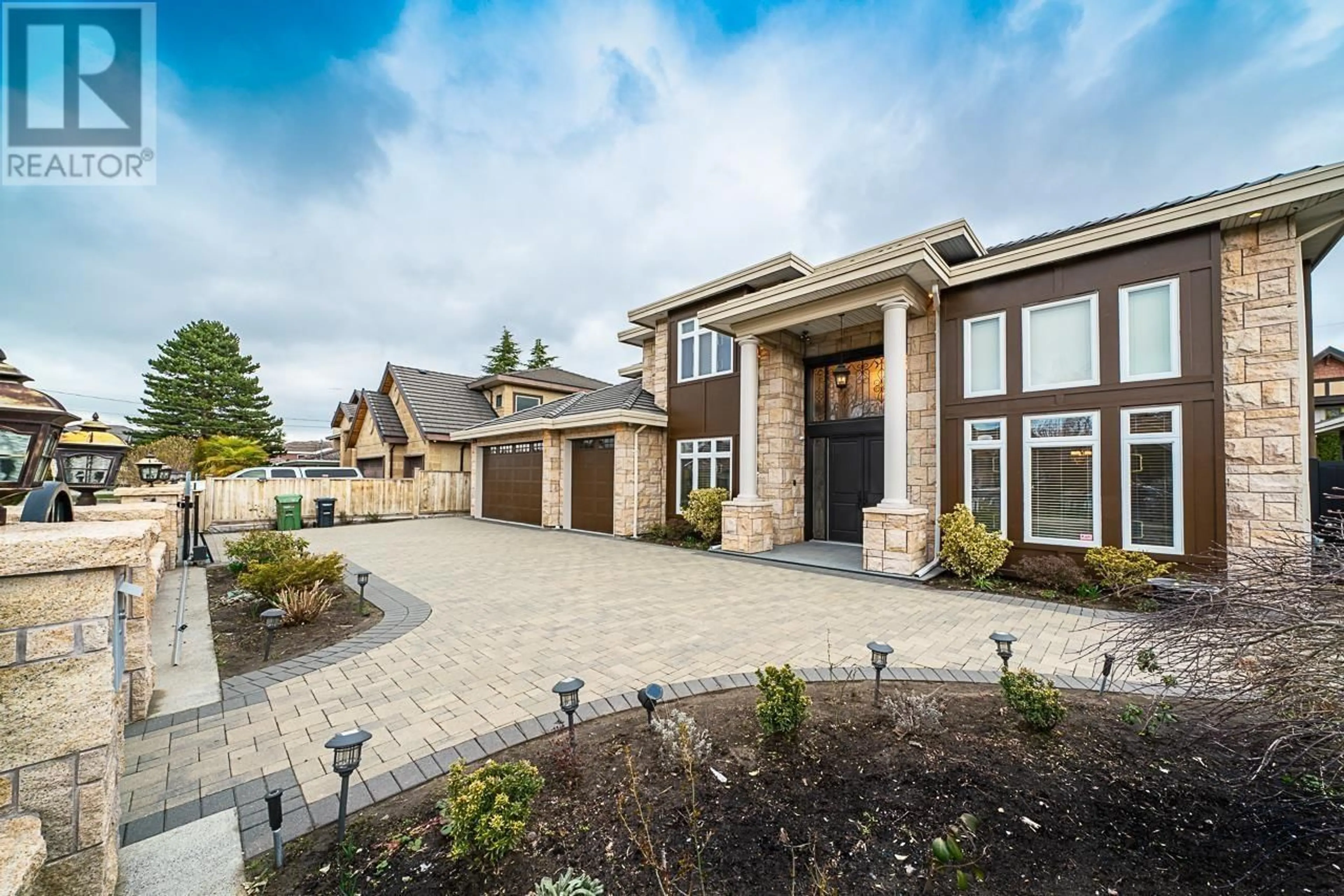 Home with brick exterior material, street for 7460 CHELSEA ROAD, Richmond British Columbia V7C3S8