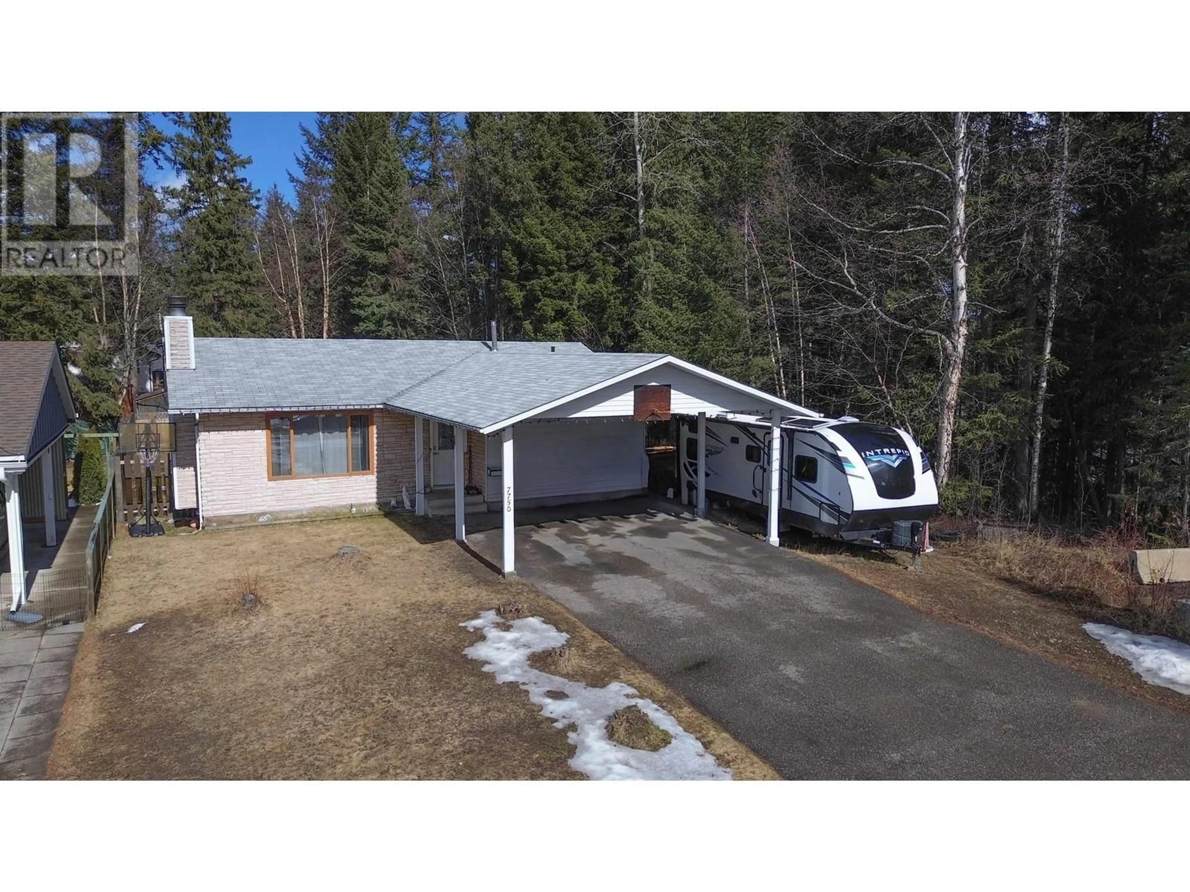 A pic from outside/outdoor area/front of a property/back of a property/a pic from drone, street for 7750 LEMOYNE PLACE, Prince George British Columbia V2N3N1