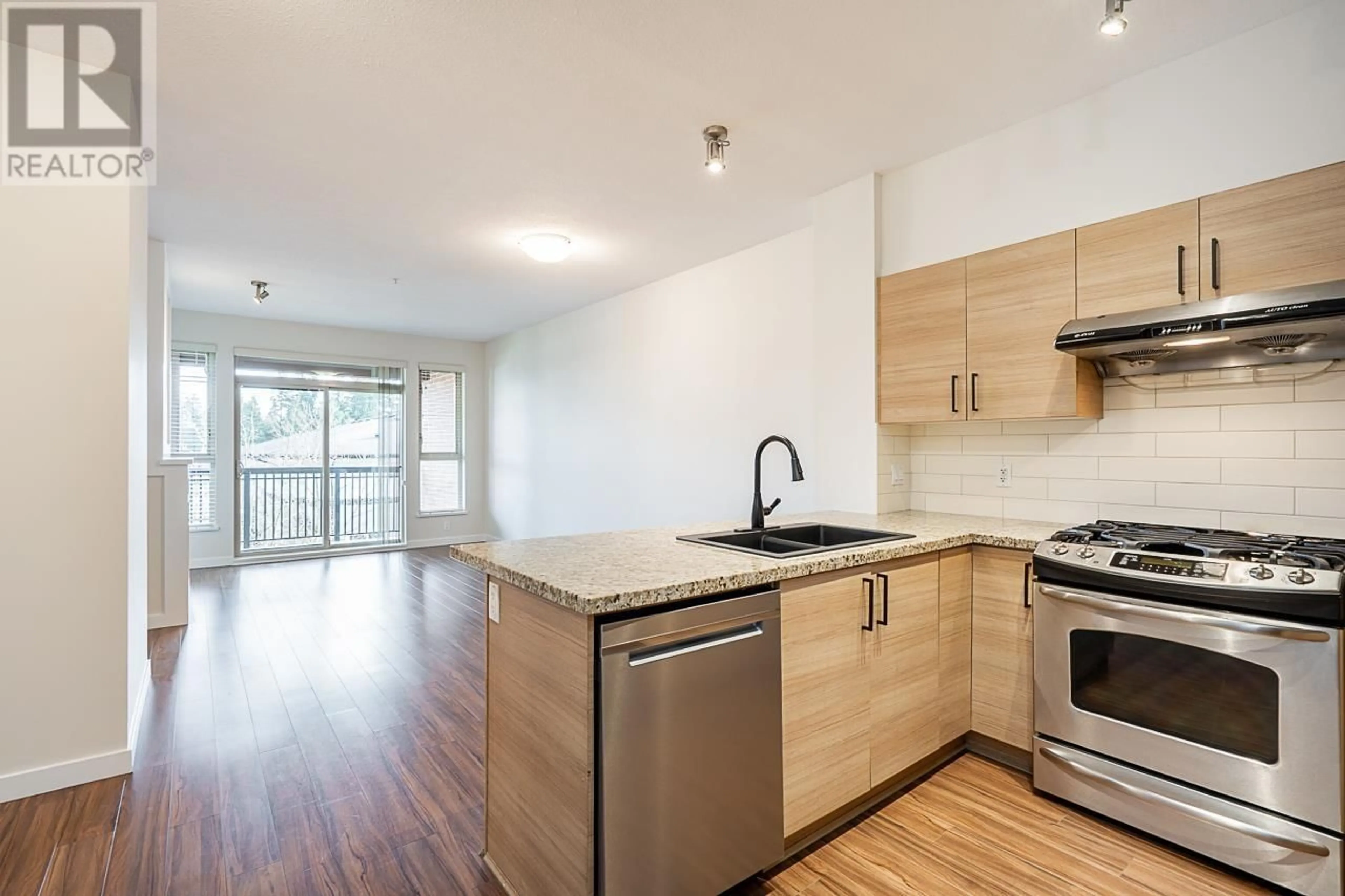 Standard kitchen, wood/laminate floor for 306 - 1153 KENSAL PLACE, Coquitlam British Columbia V3B0G8