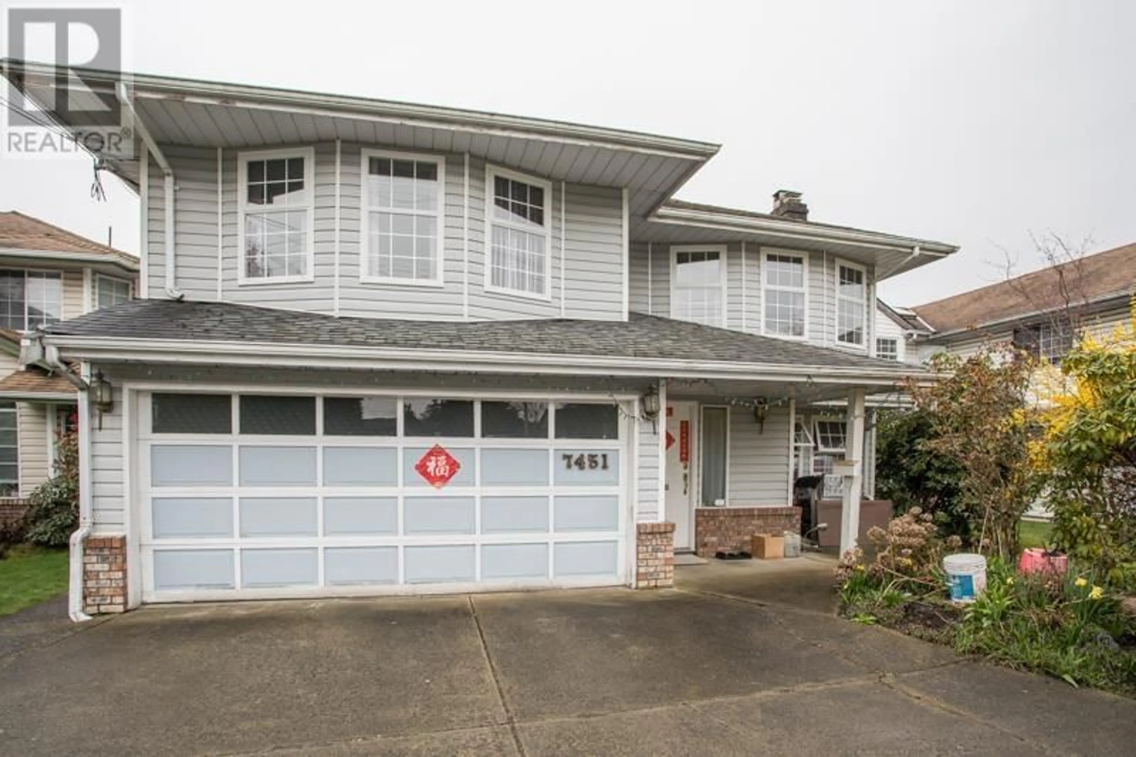 Home with vinyl exterior material, street for 7451 NO. 2 ROAD, Richmond British Columbia V7C3L7