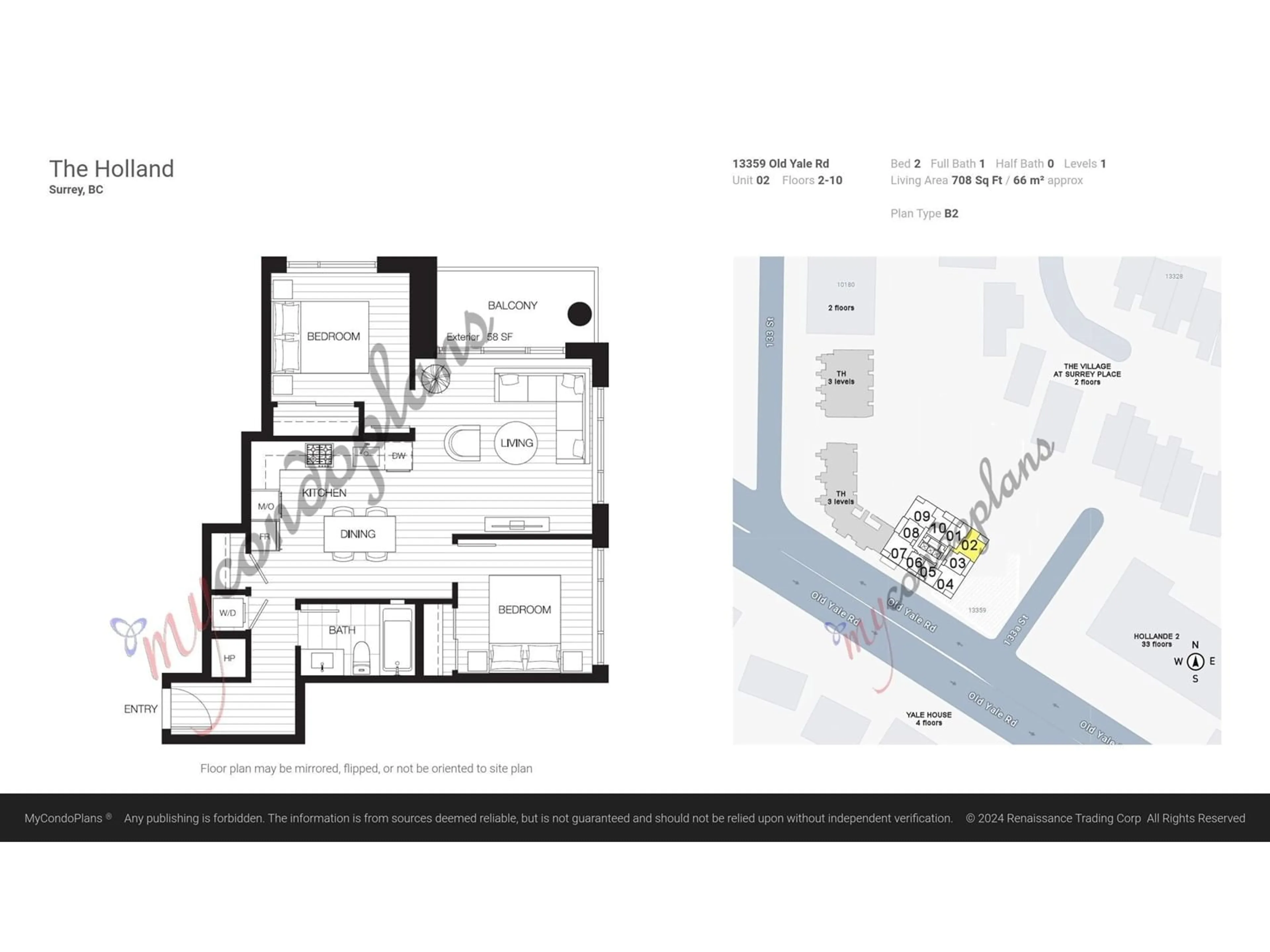 Floor plan for 202 - 13359 OLD YALE, Surrey British Columbia V3T0S4