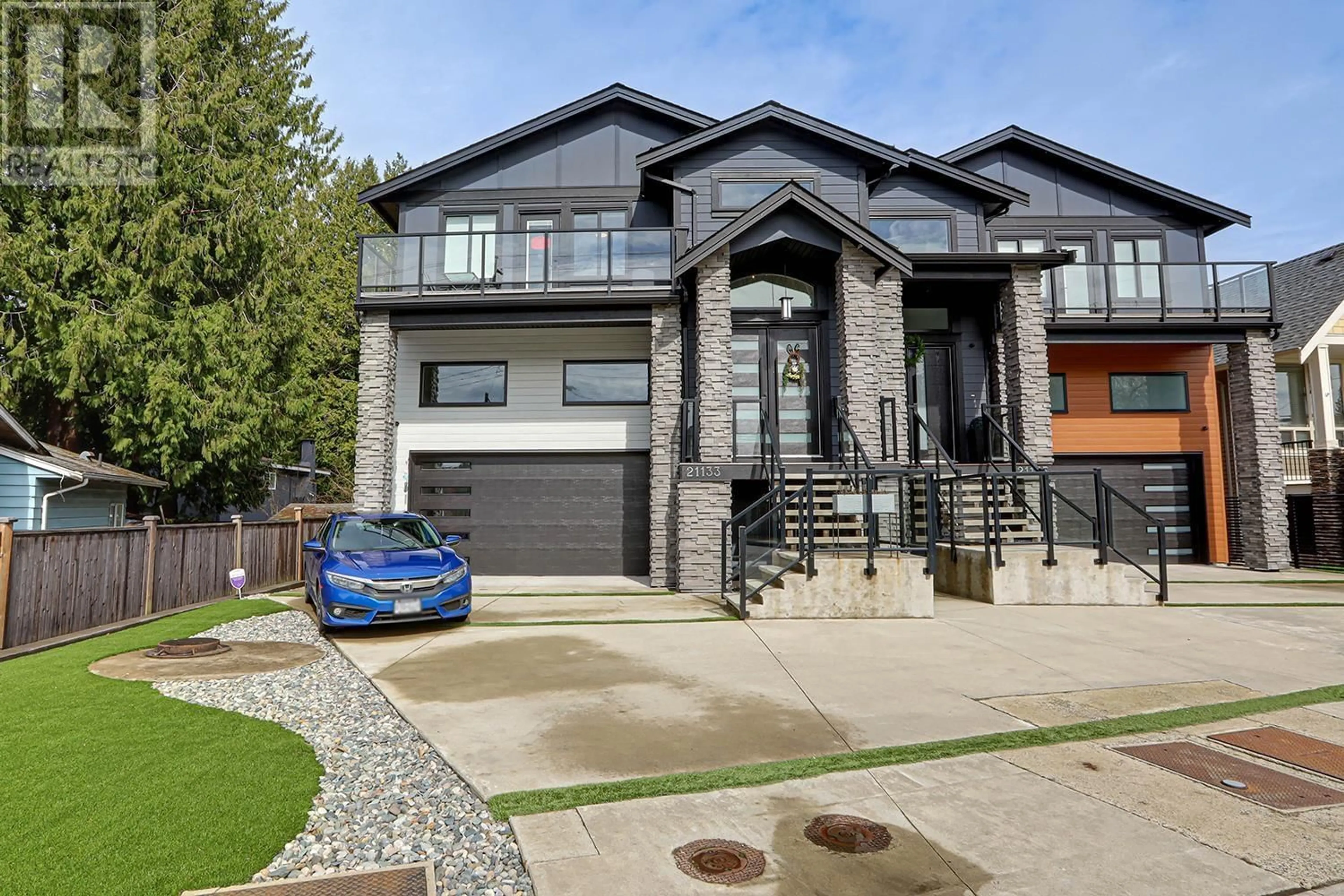 Home with brick exterior material, street for 21133 RIVER ROAD, Maple Ridge British Columbia V2X2A1