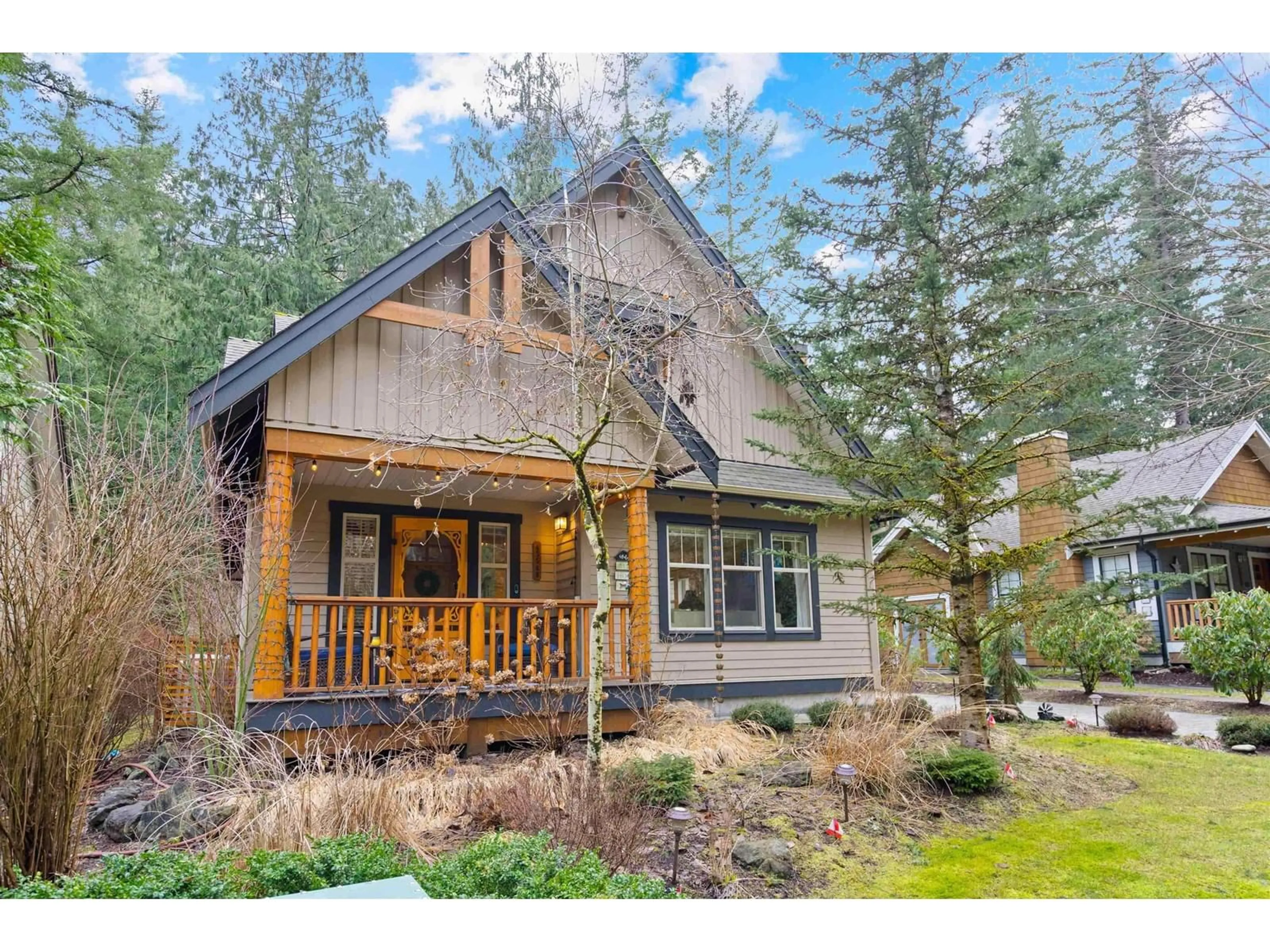 Home with vinyl exterior material, street for 43548 RED HAWK PASS, Cultus Lake British Columbia V2R0E1