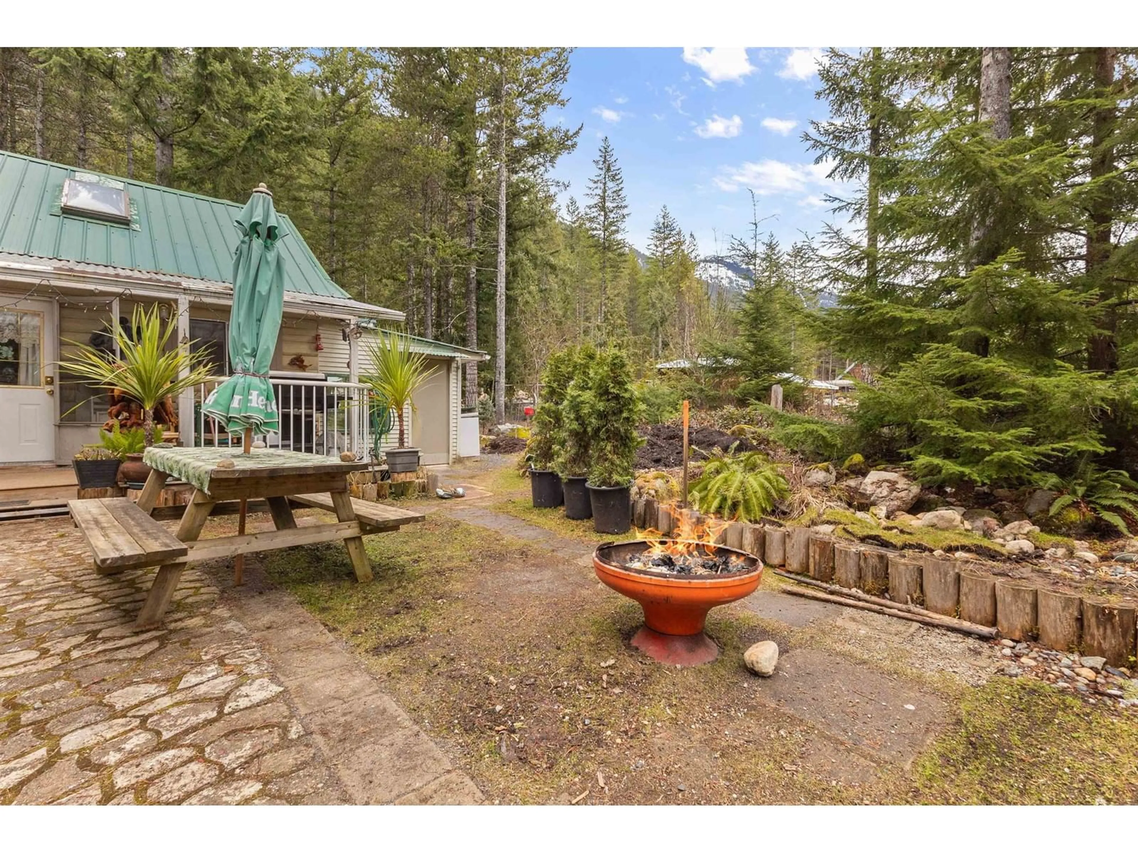 Patio, forest/trees view for 5440 PAULSEN ROAD, Chilliwack British Columbia V4Z1A9