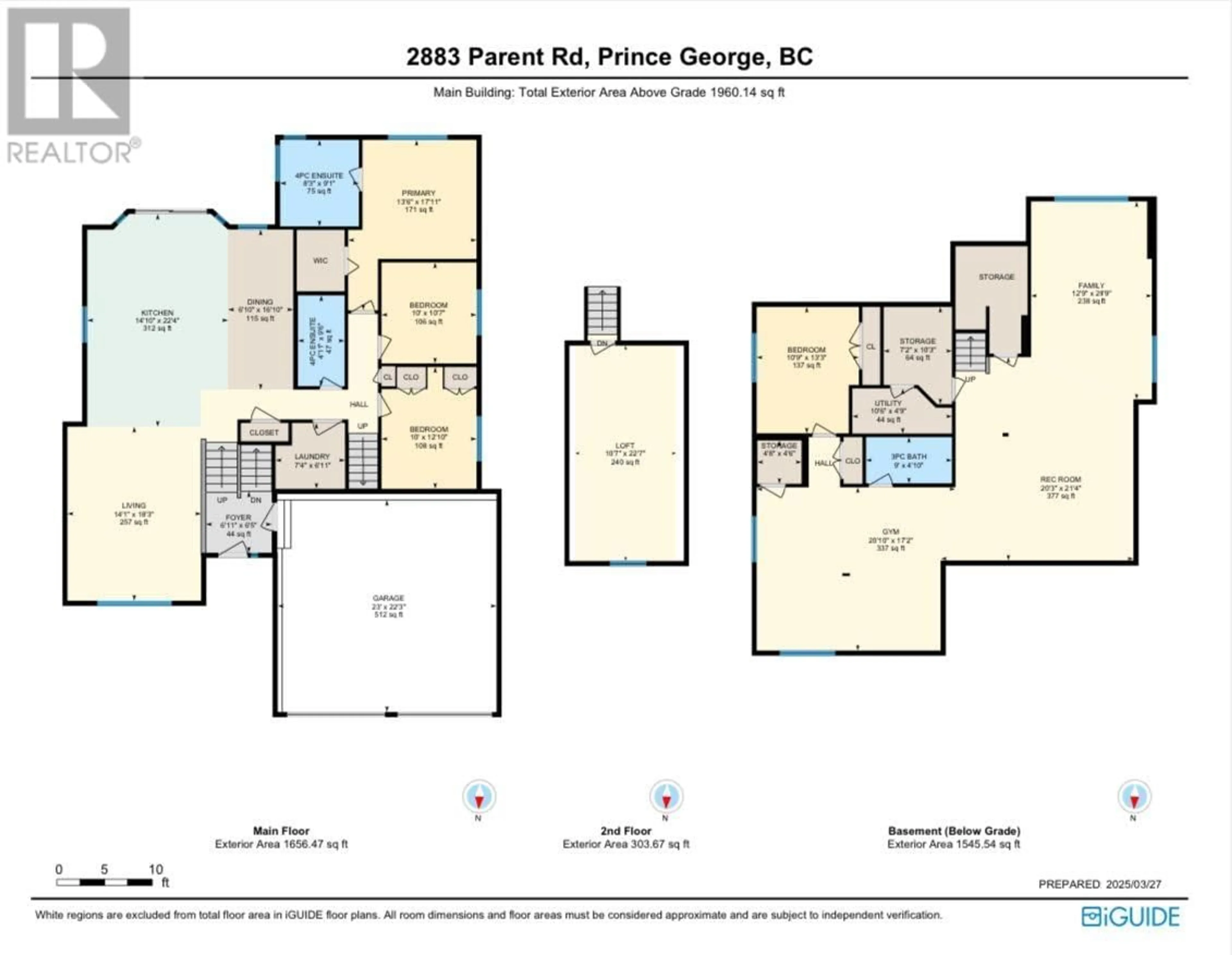 Floor plan for 2883 PARENT ROAD, Prince George British Columbia V2N5G2