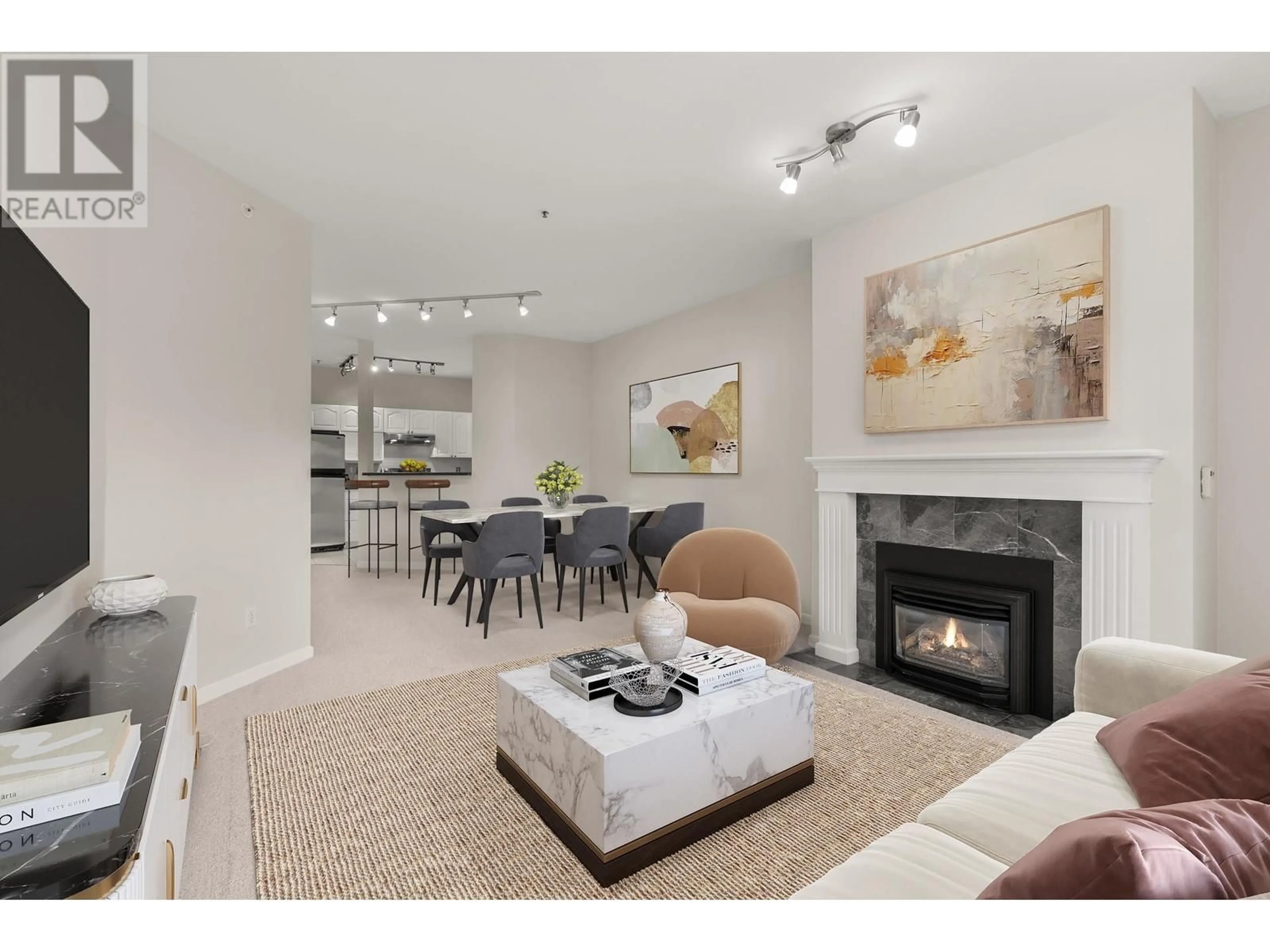 Living room with furniture, unknown for 202 - 1153 54A STREET, Delta British Columbia V4M4E4