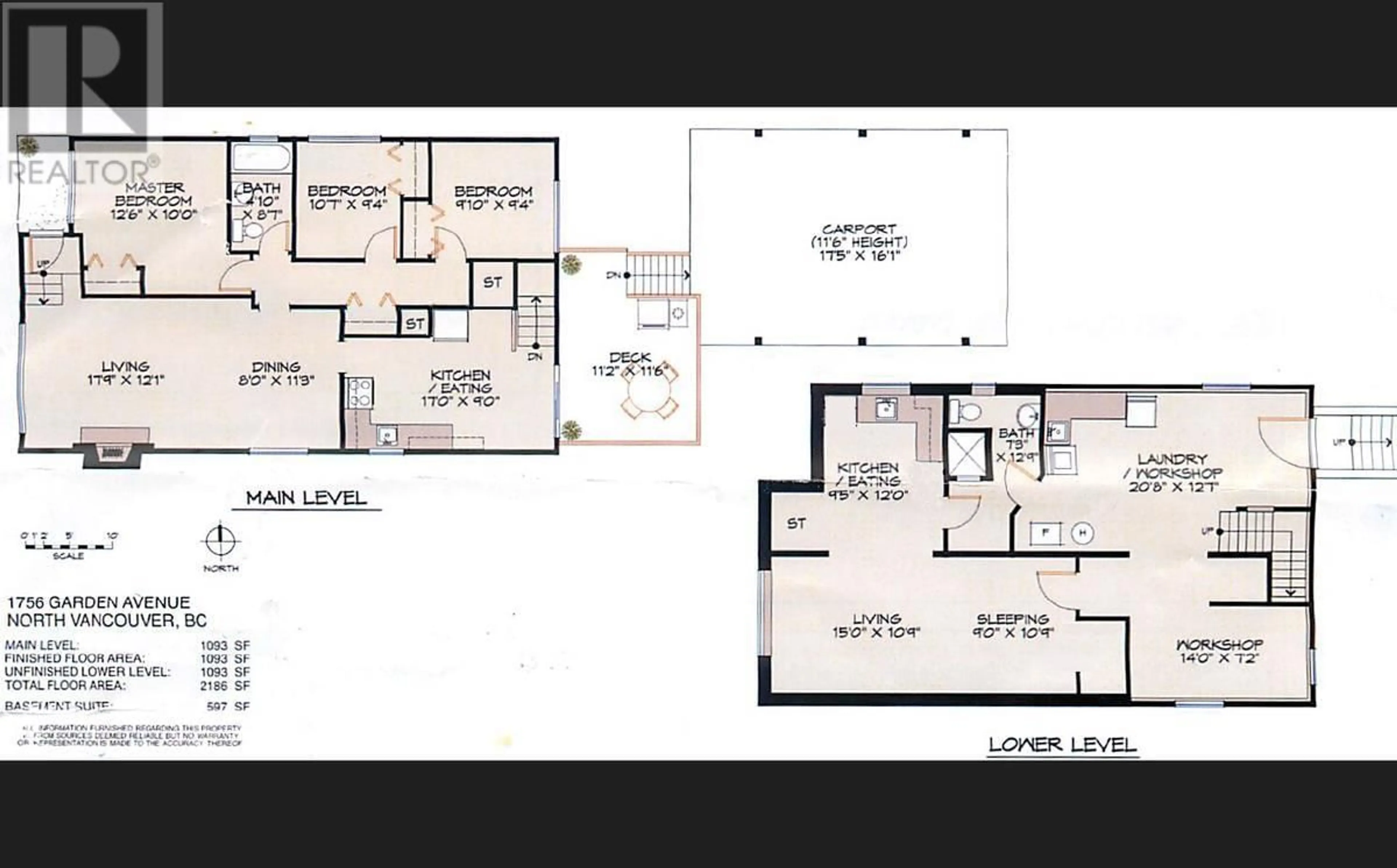 Floor plan for 1756 GARDEN AVENUE, North Vancouver British Columbia V7P3A7